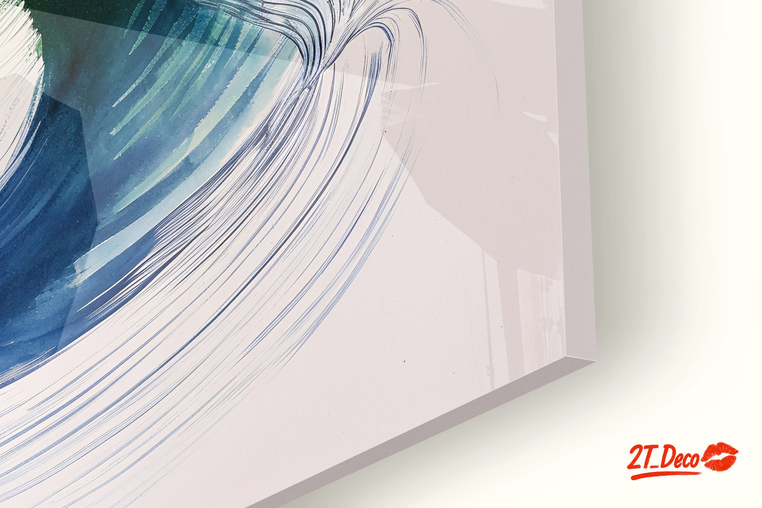 Colorful Abstract Waves Art - Image 9