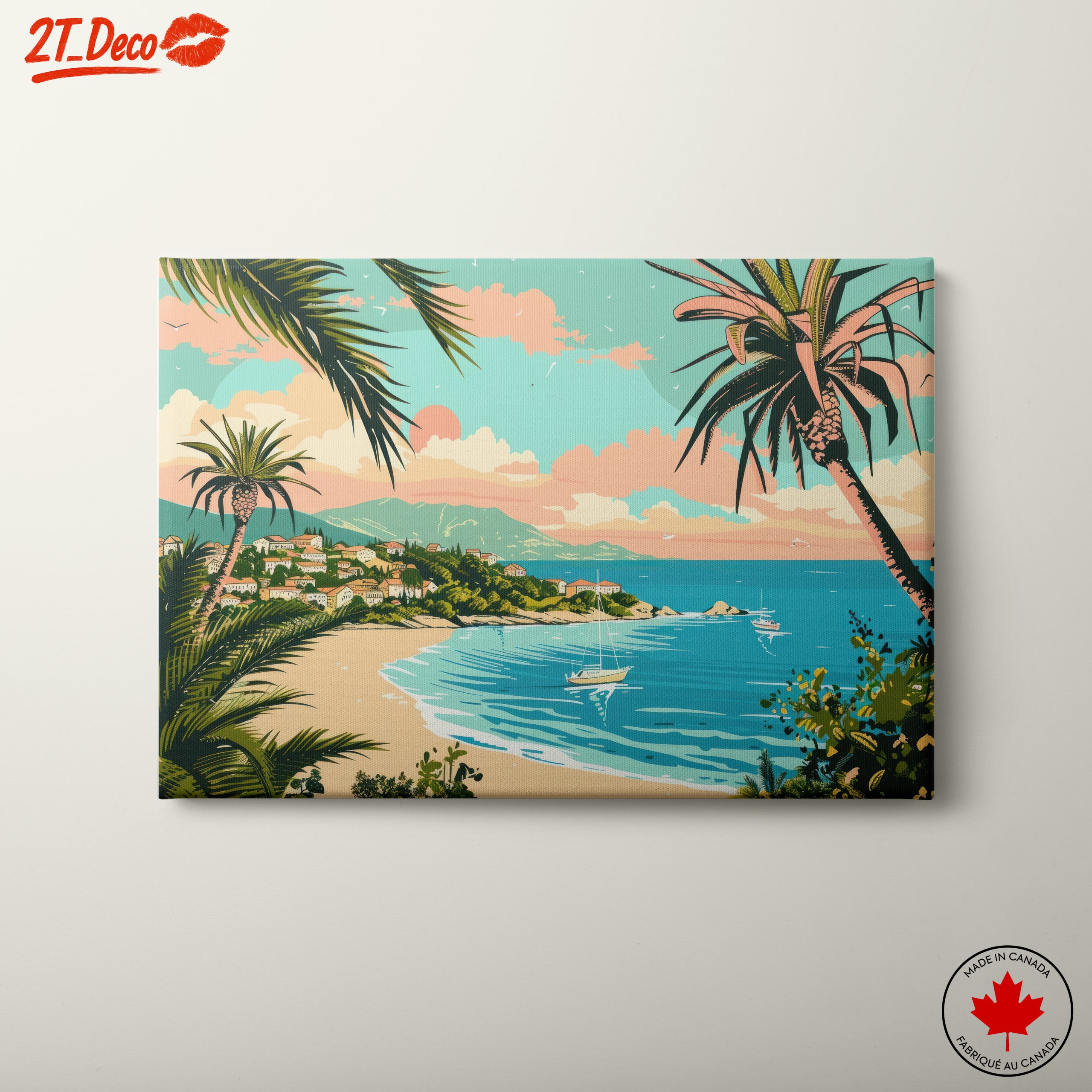 Scenic Tropical Coastal Landscape