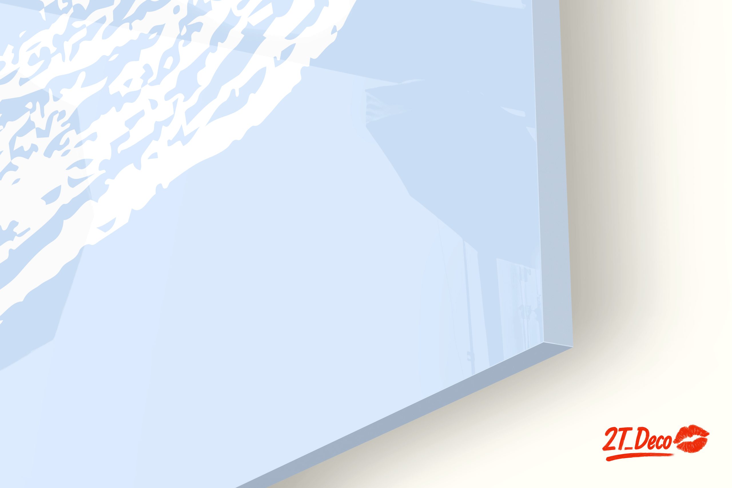 Elegant Seashell Silhouette on Soft Blue - Image 9