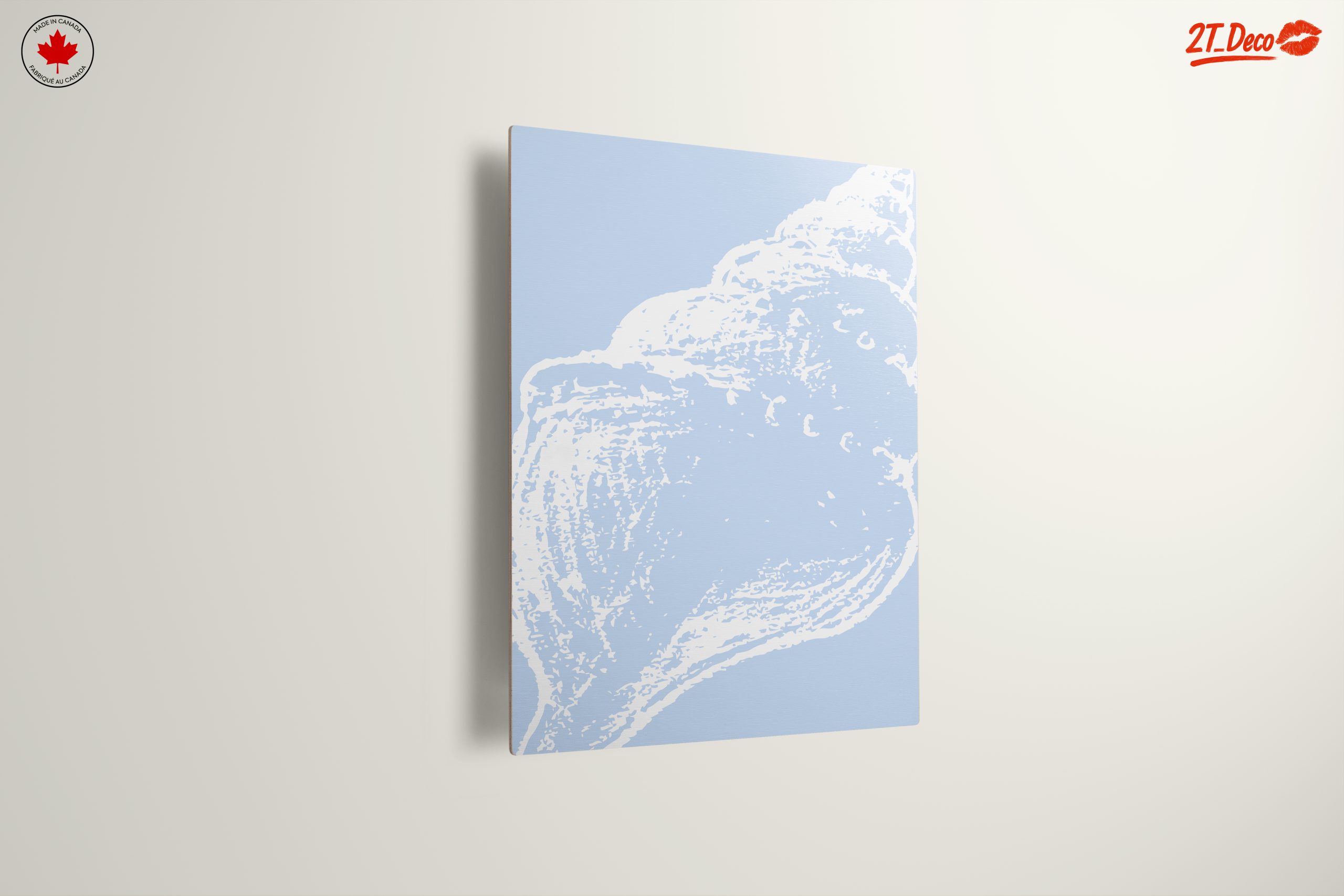 Elegant Seashell Silhouette on Soft Blue - Image 13