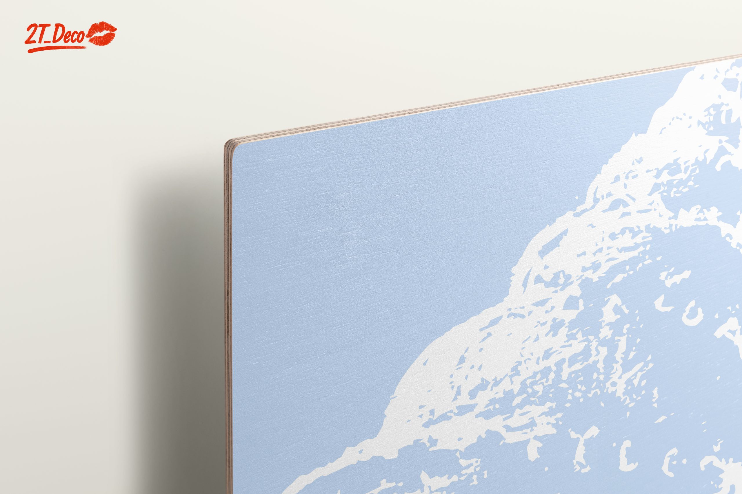 Elegant Seashell Silhouette on Soft Blue - Image 15