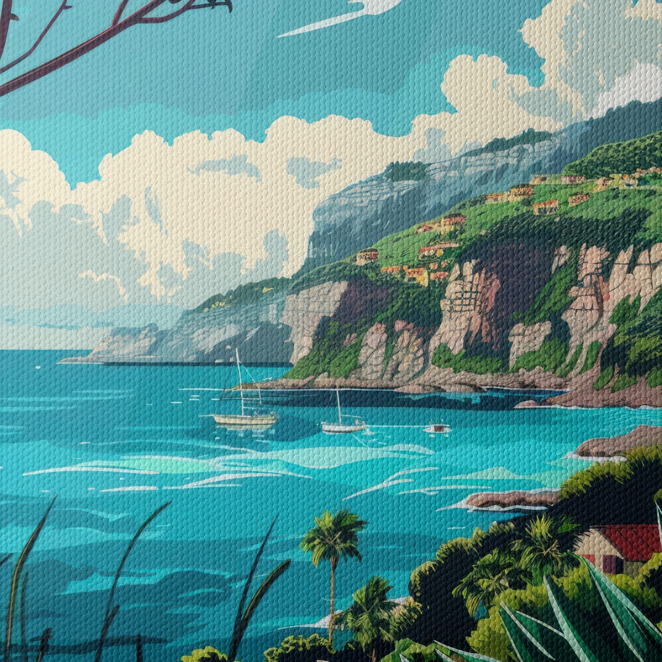Coastal Adventure Landscape with Vibrant Colors - Image 4