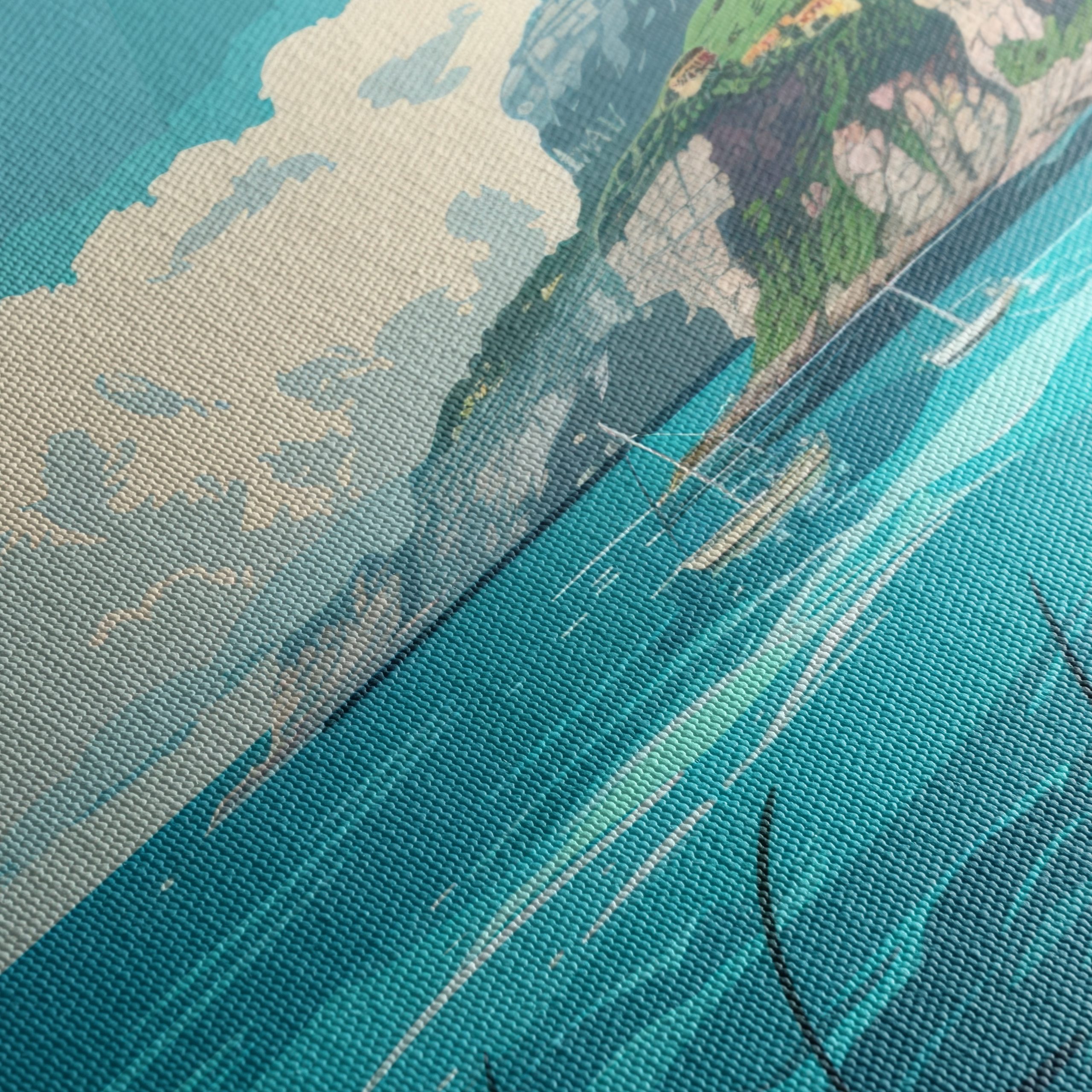 Coastal Adventure Landscape with Vibrant Colors - Image 5
