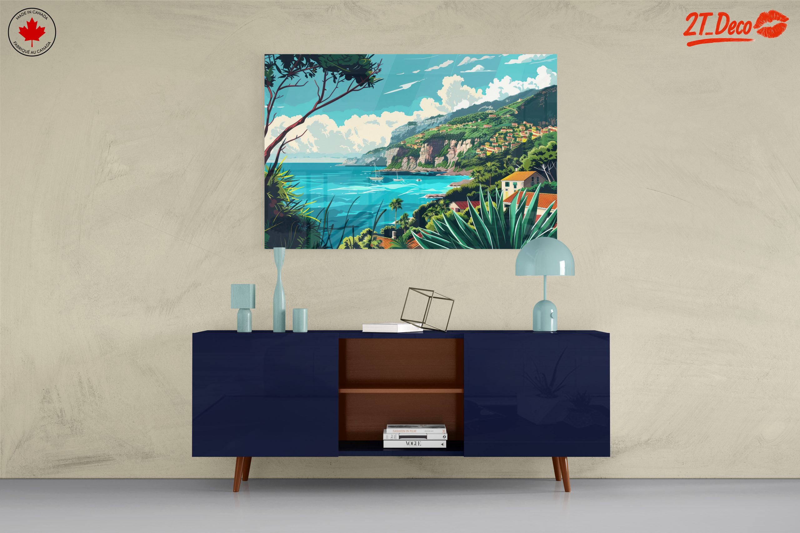 Coastal Adventure Landscape with Vibrant Colors - Image 8