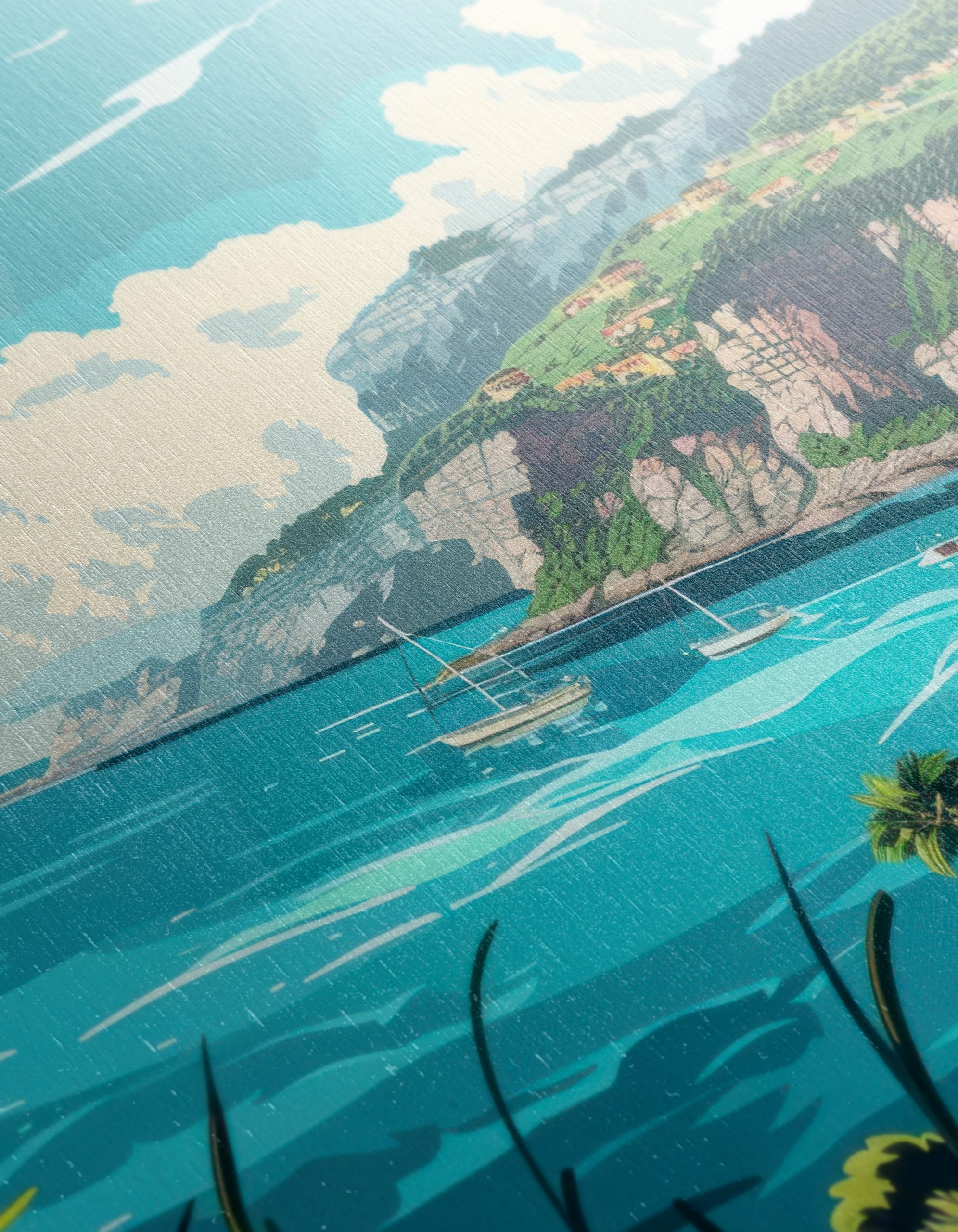 Coastal Adventure Landscape with Vibrant Colors - Image 12