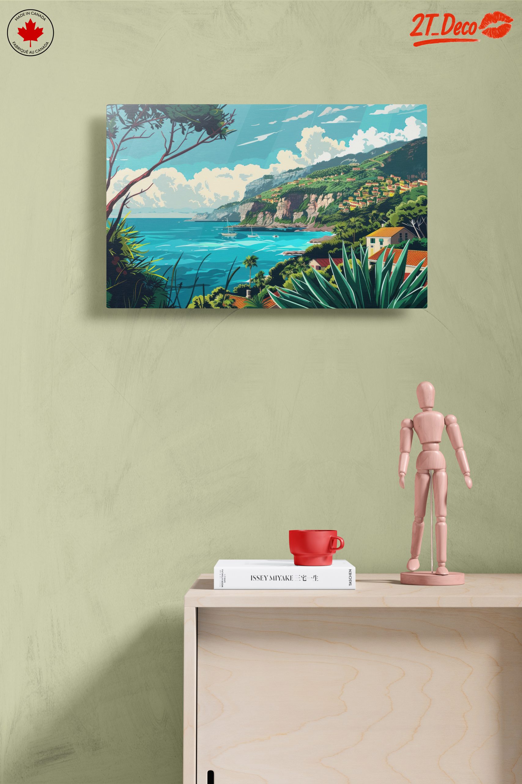 Coastal Adventure Landscape with Vibrant Colors - Image 14