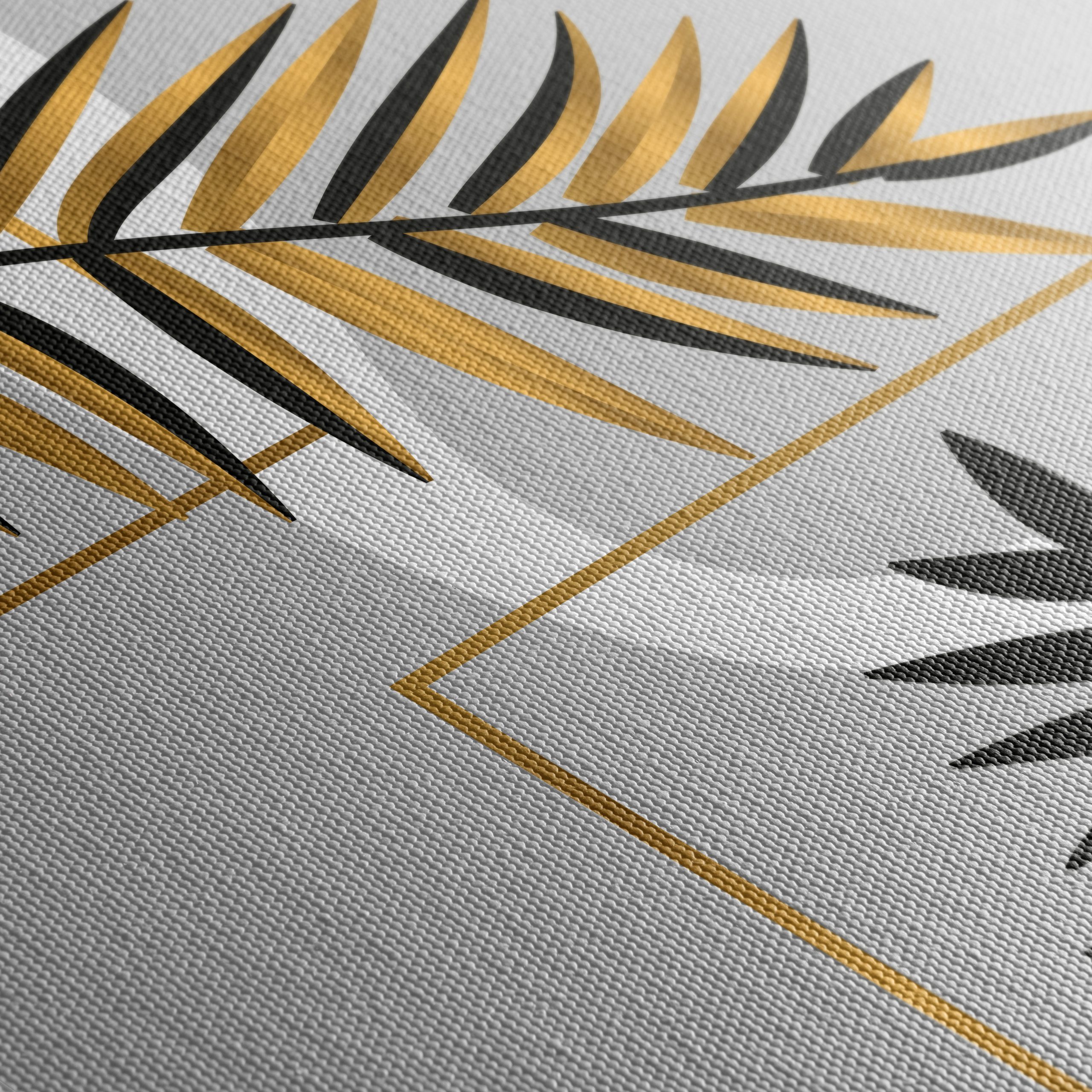 Abstract Afro Art with Gold Accents - Image 5
