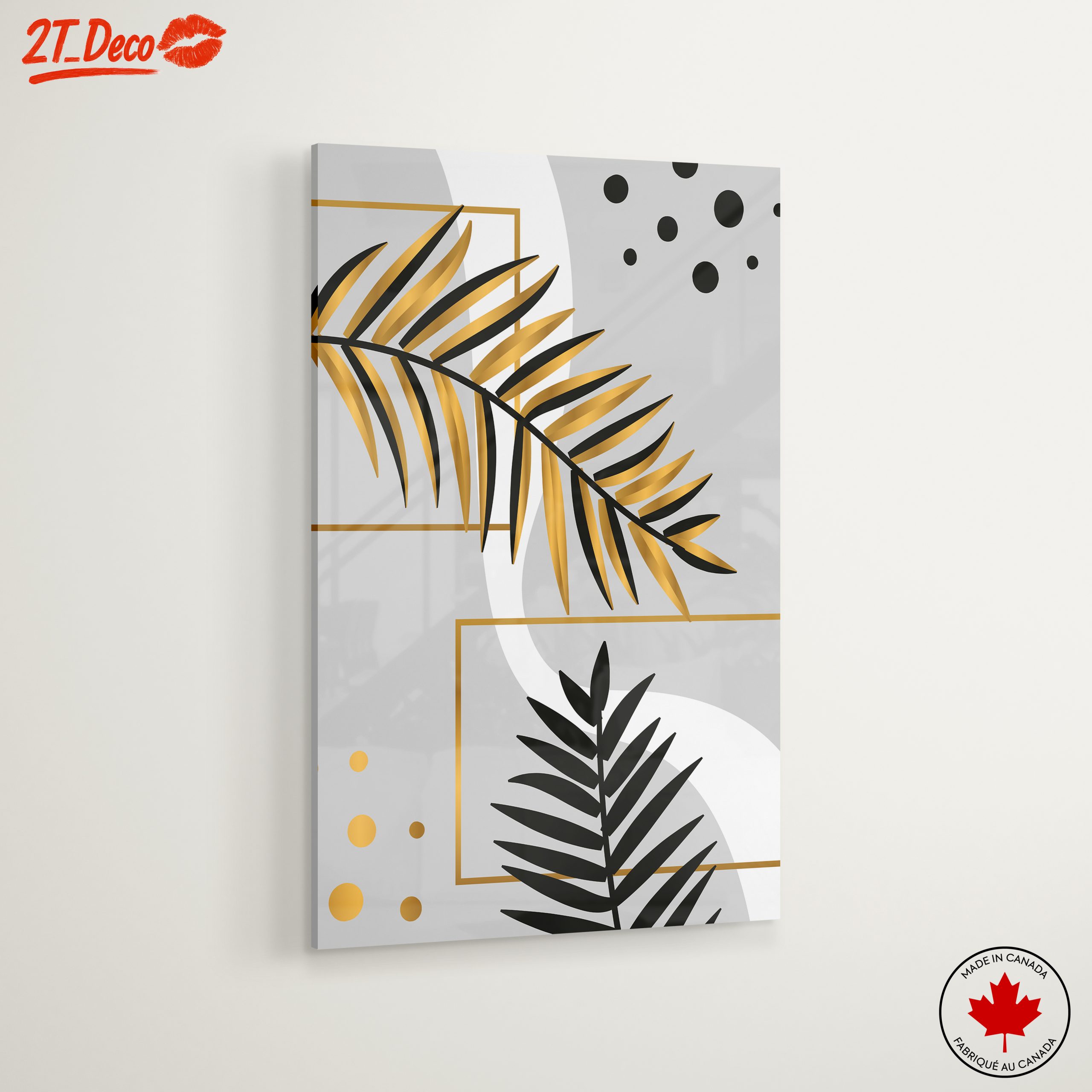 Abstract Afro Art with Gold Accents - Image 6