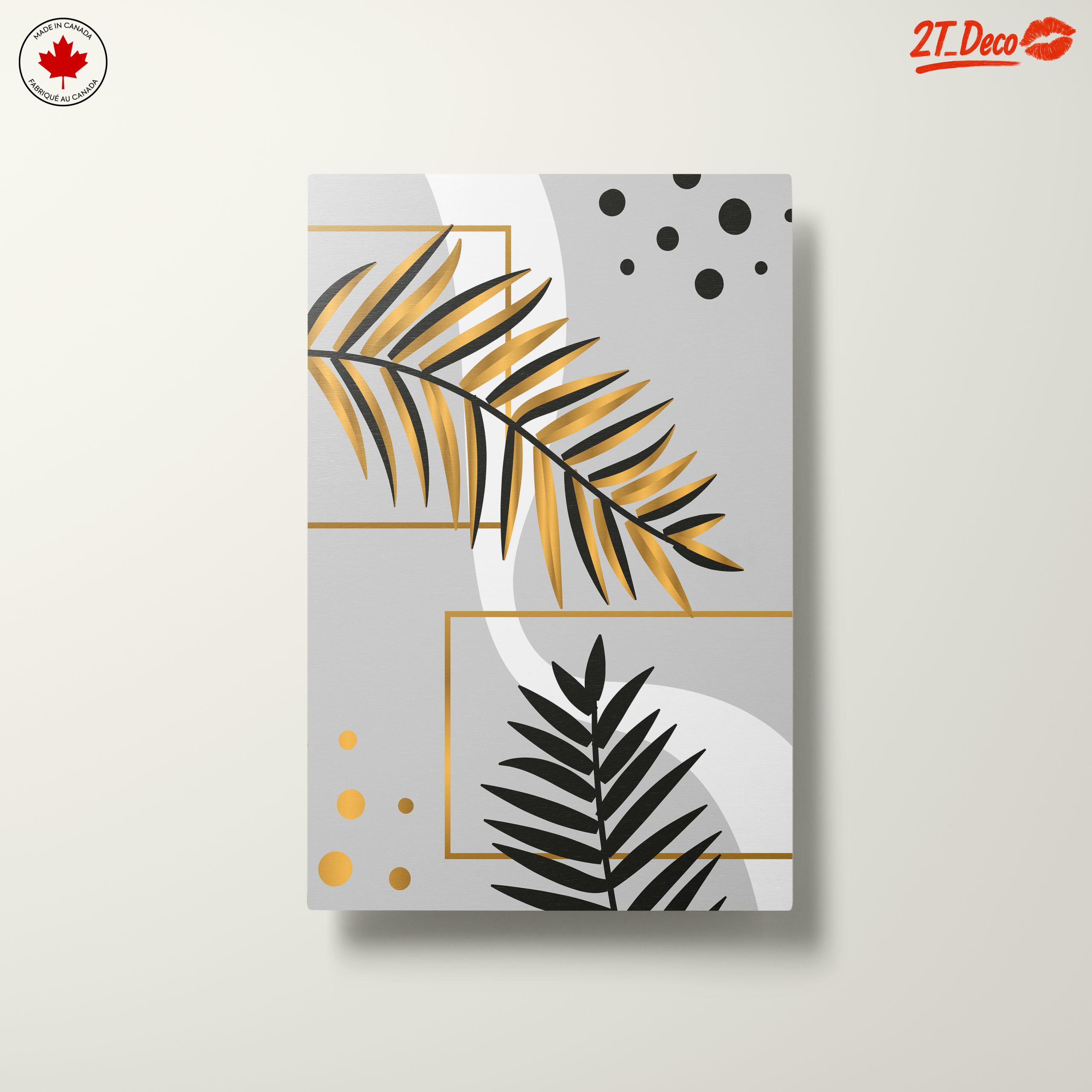 Abstract Afro Art with Gold Accents - Image 10