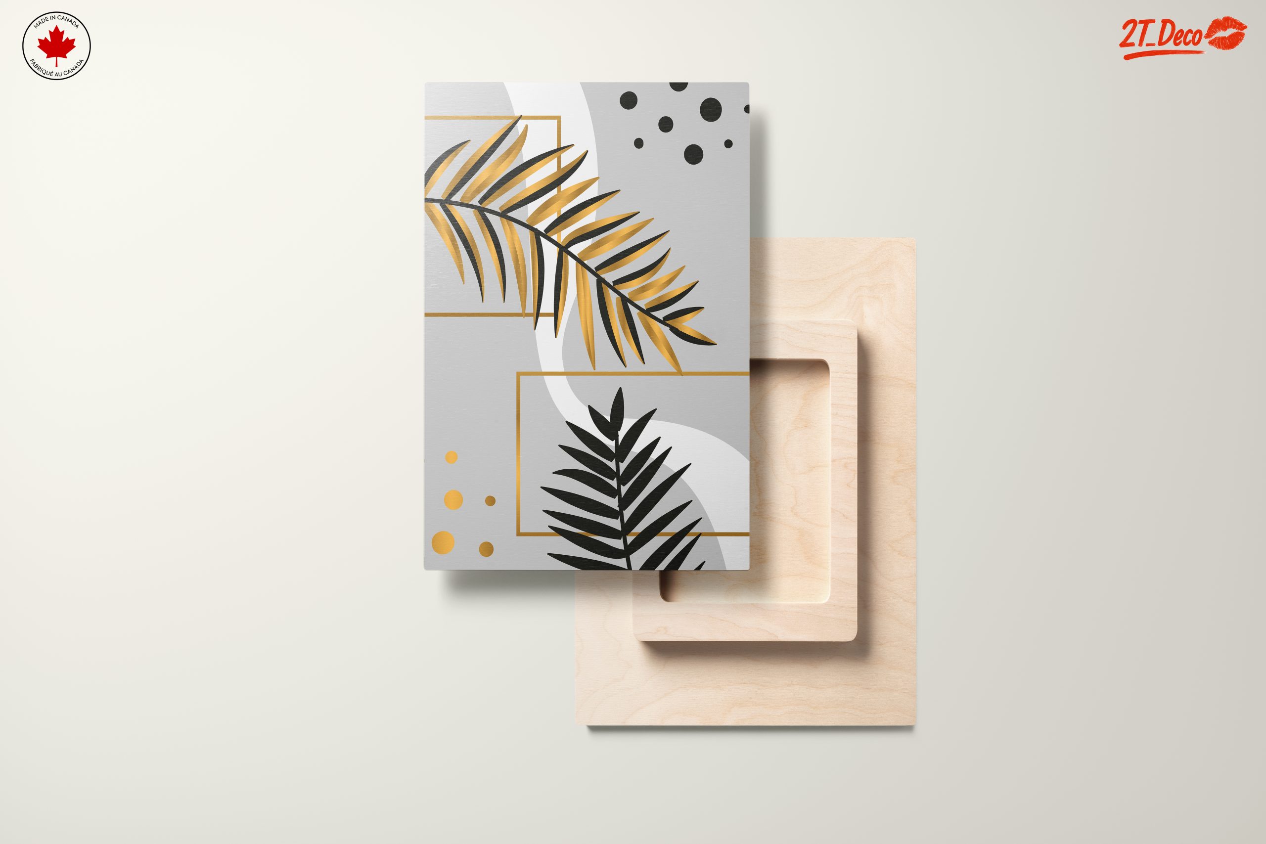 Abstract Afro Art with Gold Accents - Image 11
