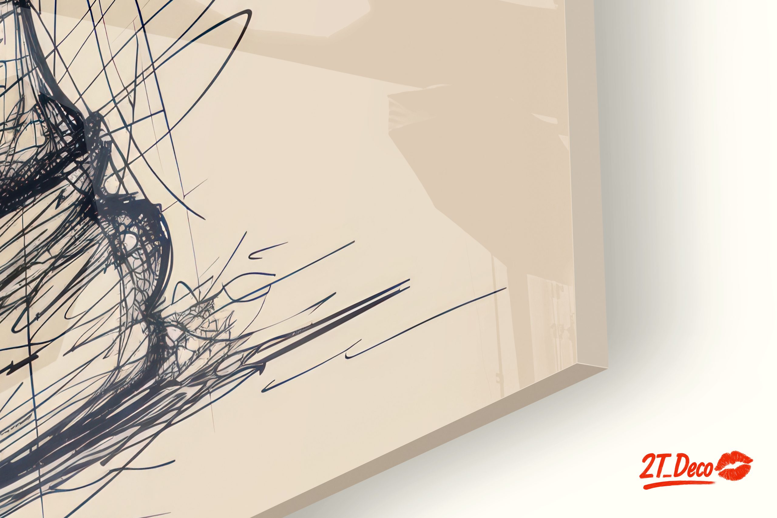 Stylish Sketch of a Chess King Piece - Image 9