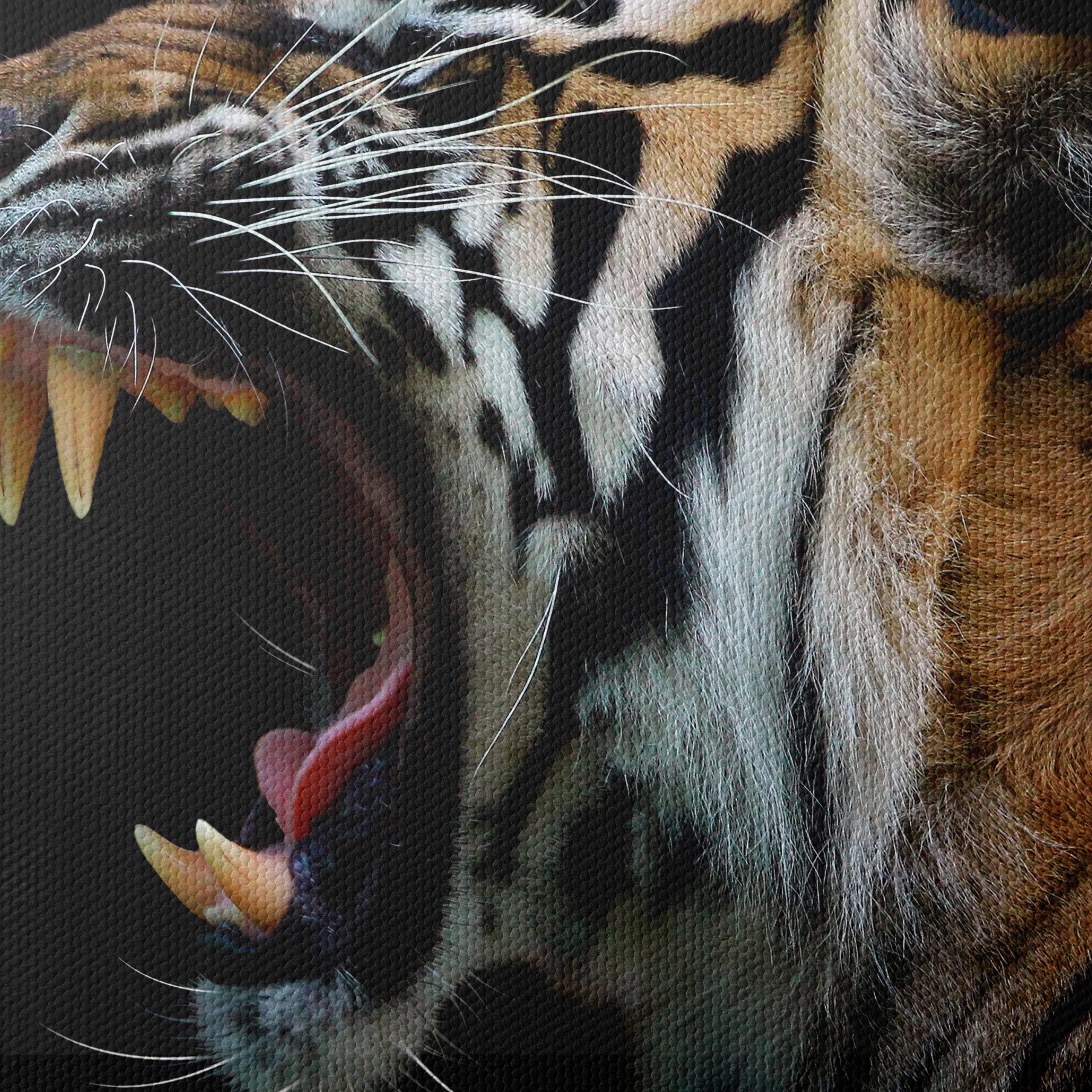 Majestic Tiger Roaring Wall Art - Image 4