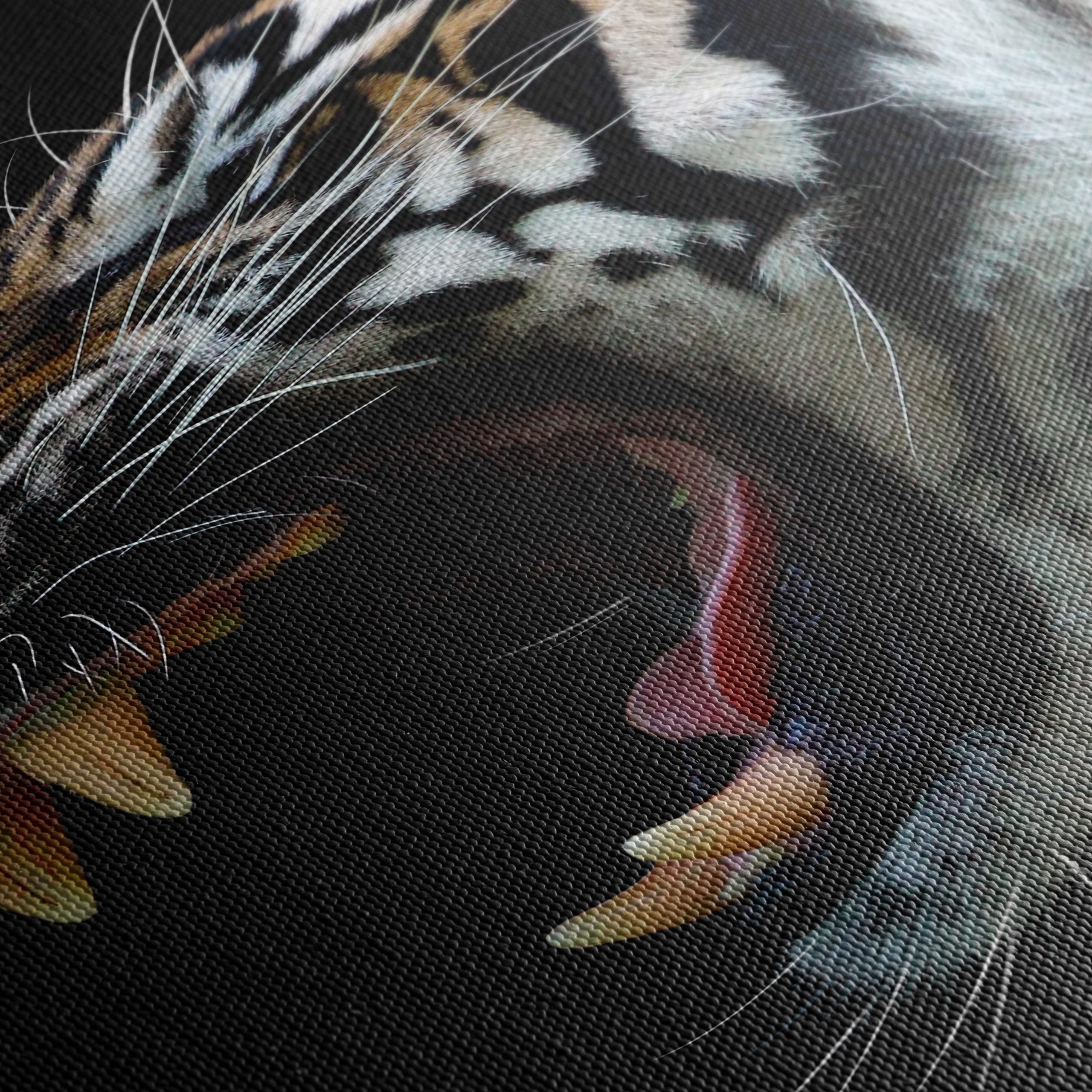 Majestic Tiger Roaring Wall Art - Image 5