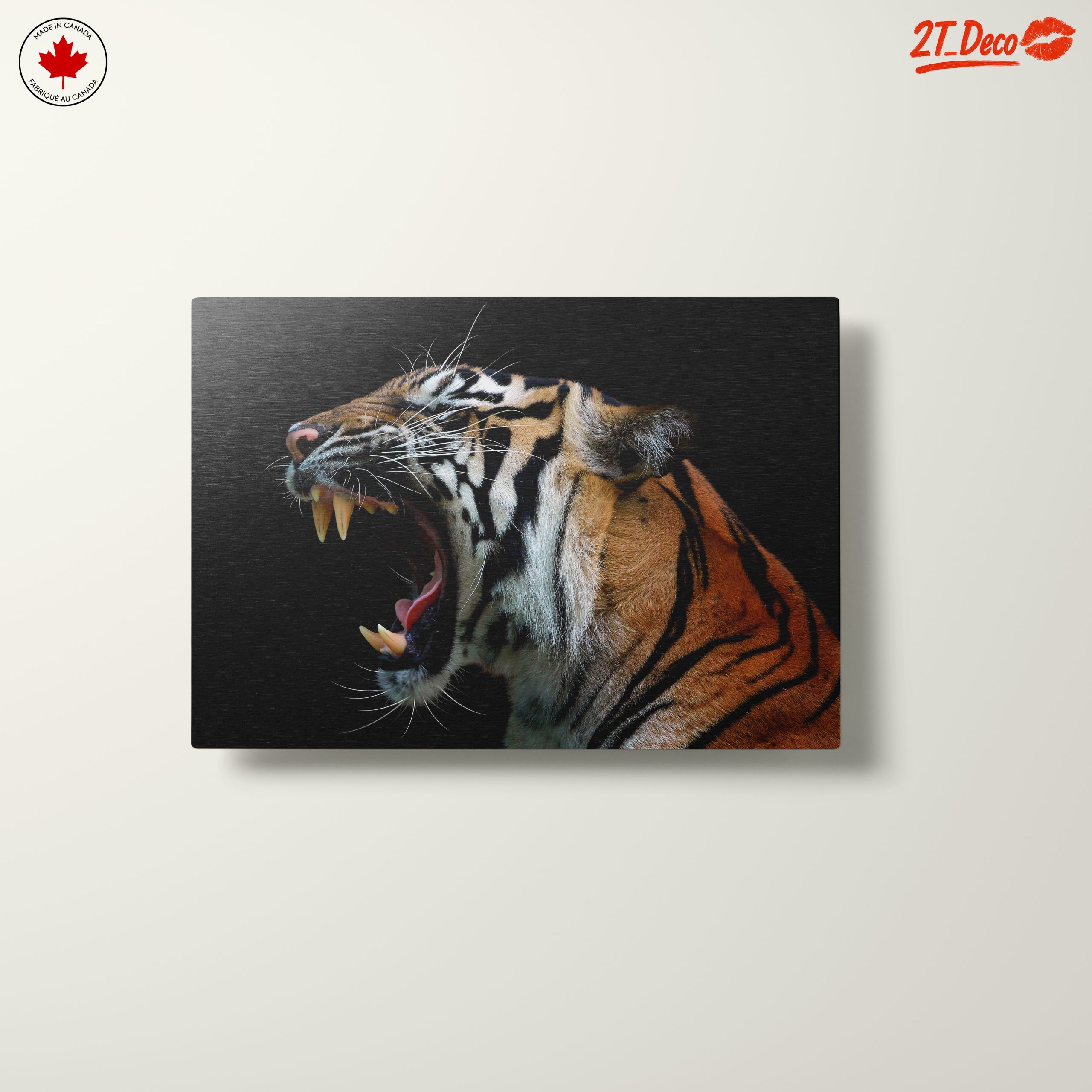 Majestic Tiger Roaring Wall Art - Image 10