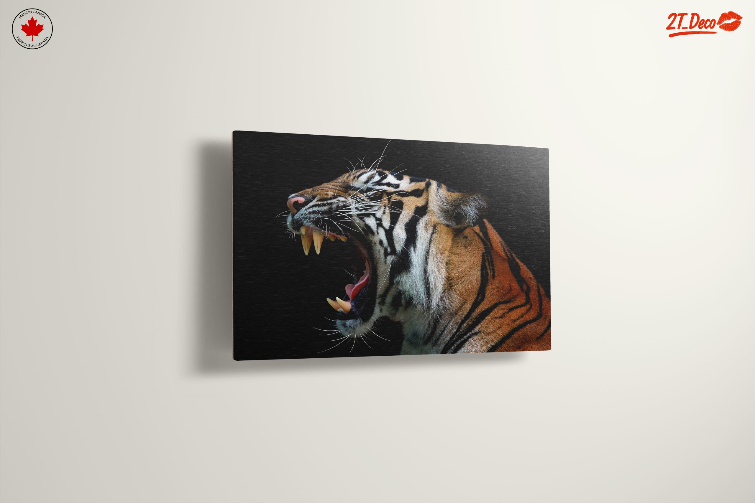 Majestic Tiger Roaring Wall Art - Image 13