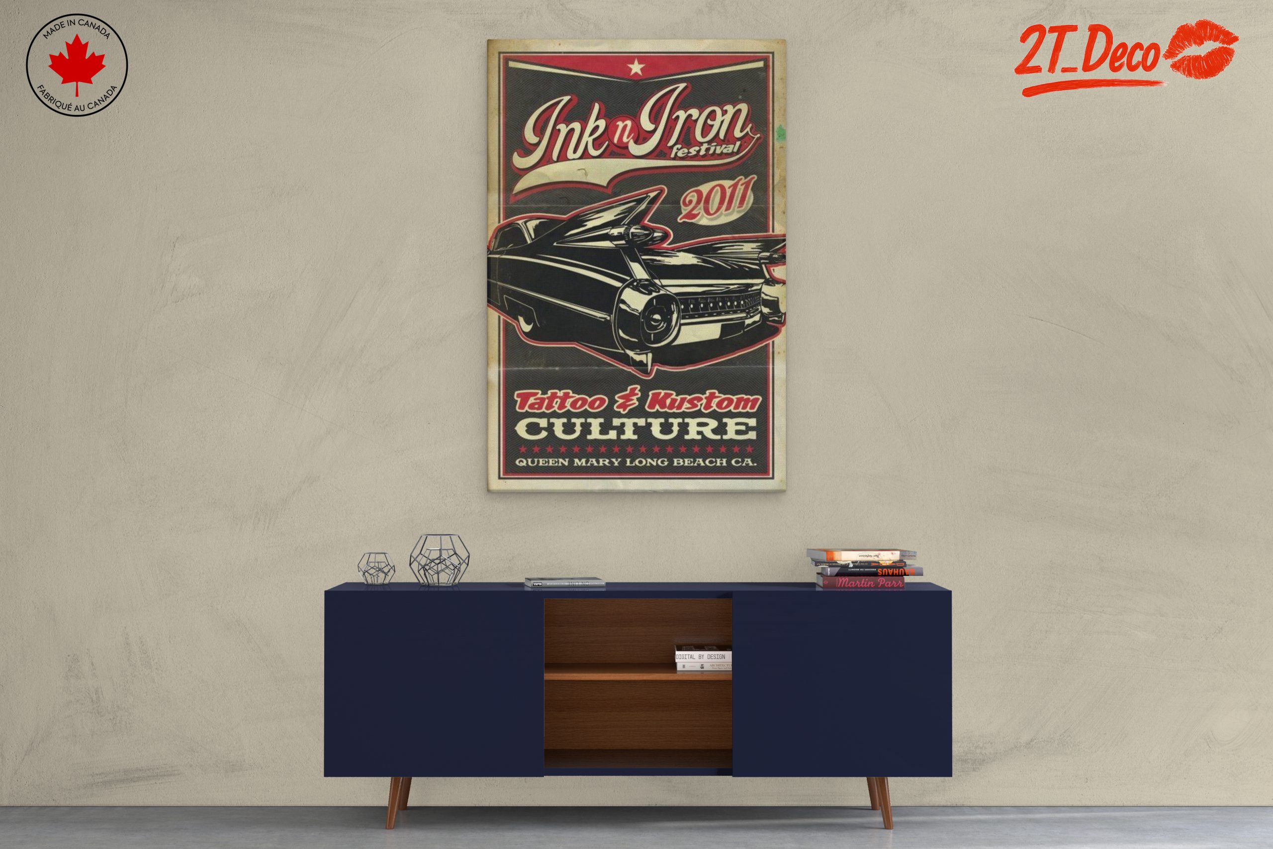 Ink n Iron Festival Classic Car Art - Image 3