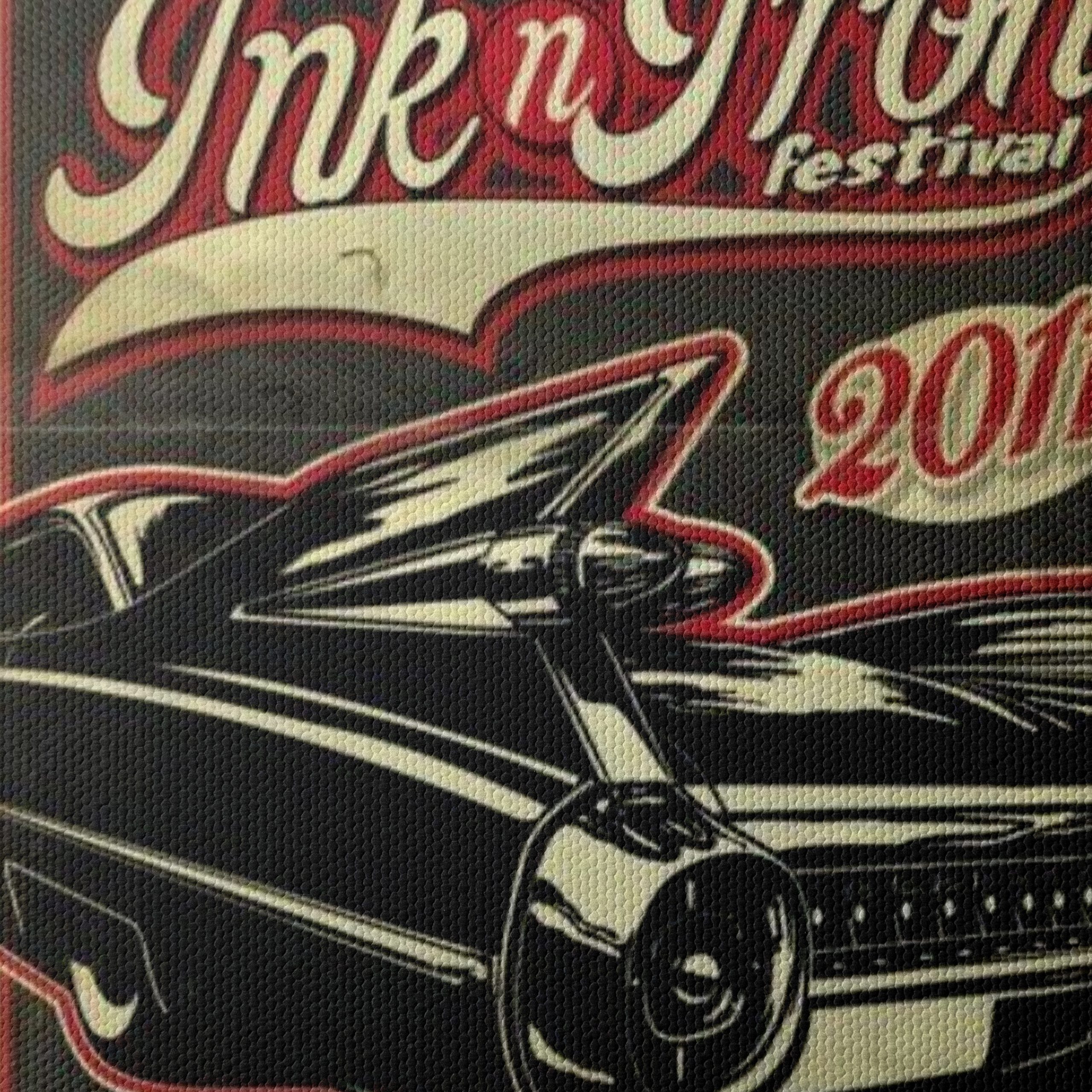 Ink n Iron Festival Classic Car Art - Image 4