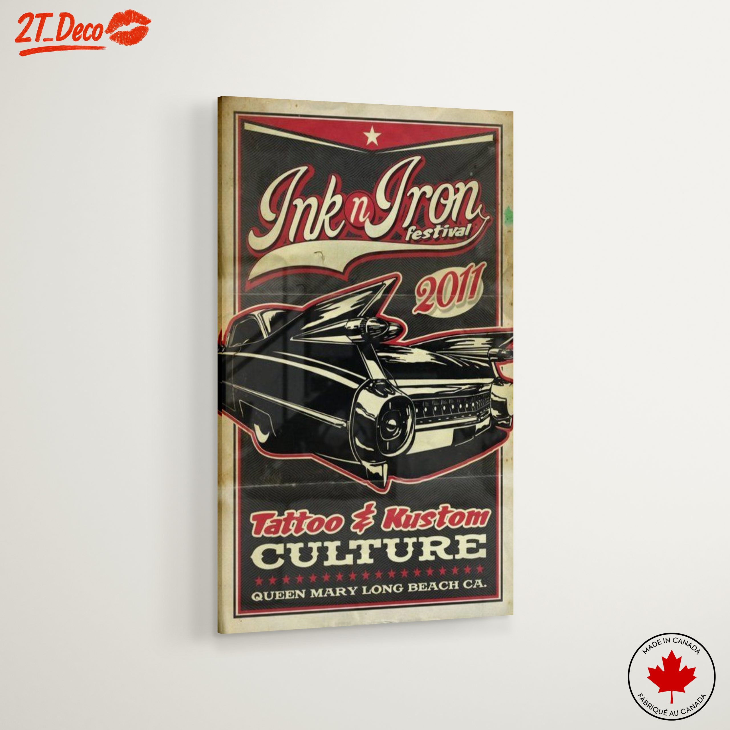 Ink n Iron Festival Classic Car Art - Image 6