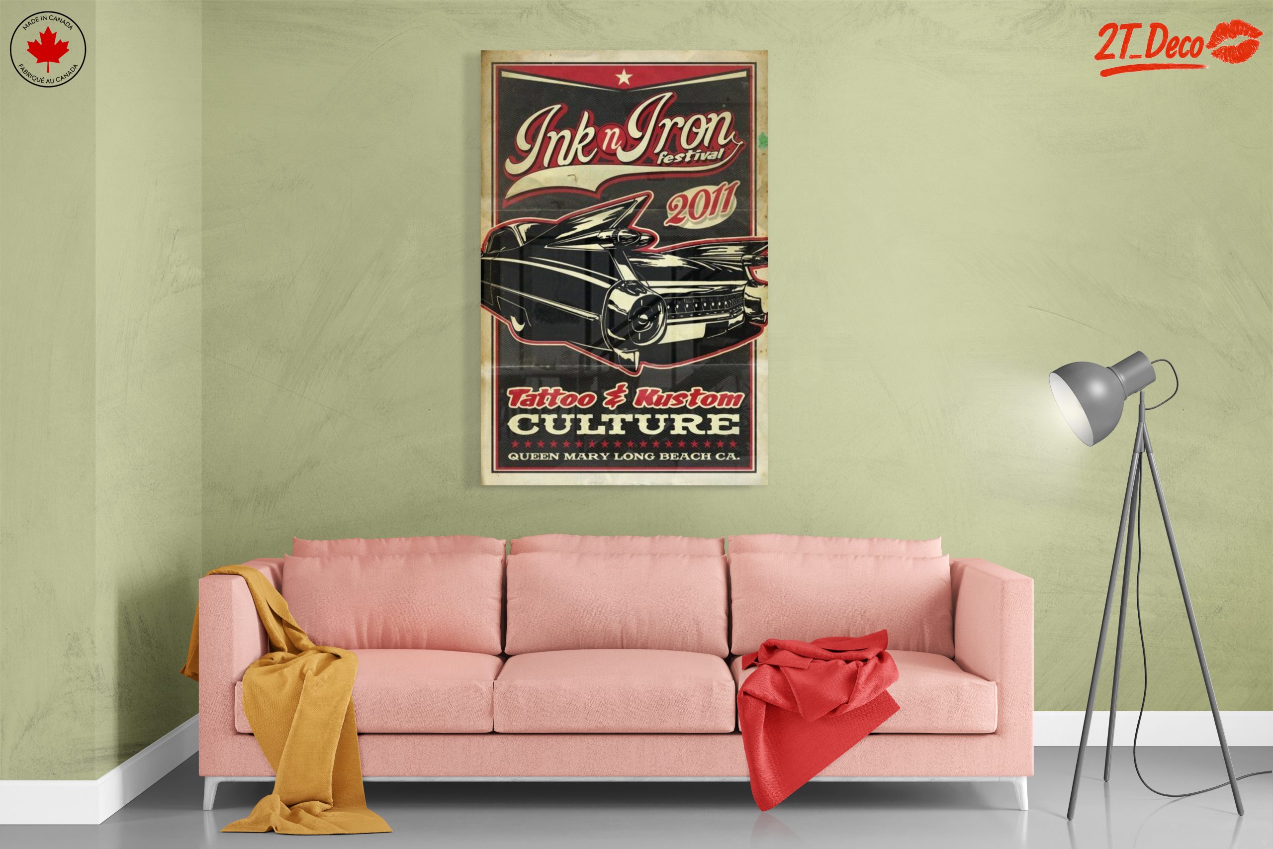 Ink n Iron Festival Classic Car Art - Image 7