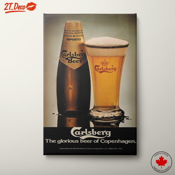 Carlsberg Beer Advertisement Vintage Style