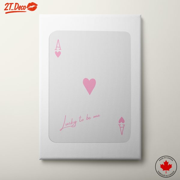 Stylized Playing Card Design with Heart