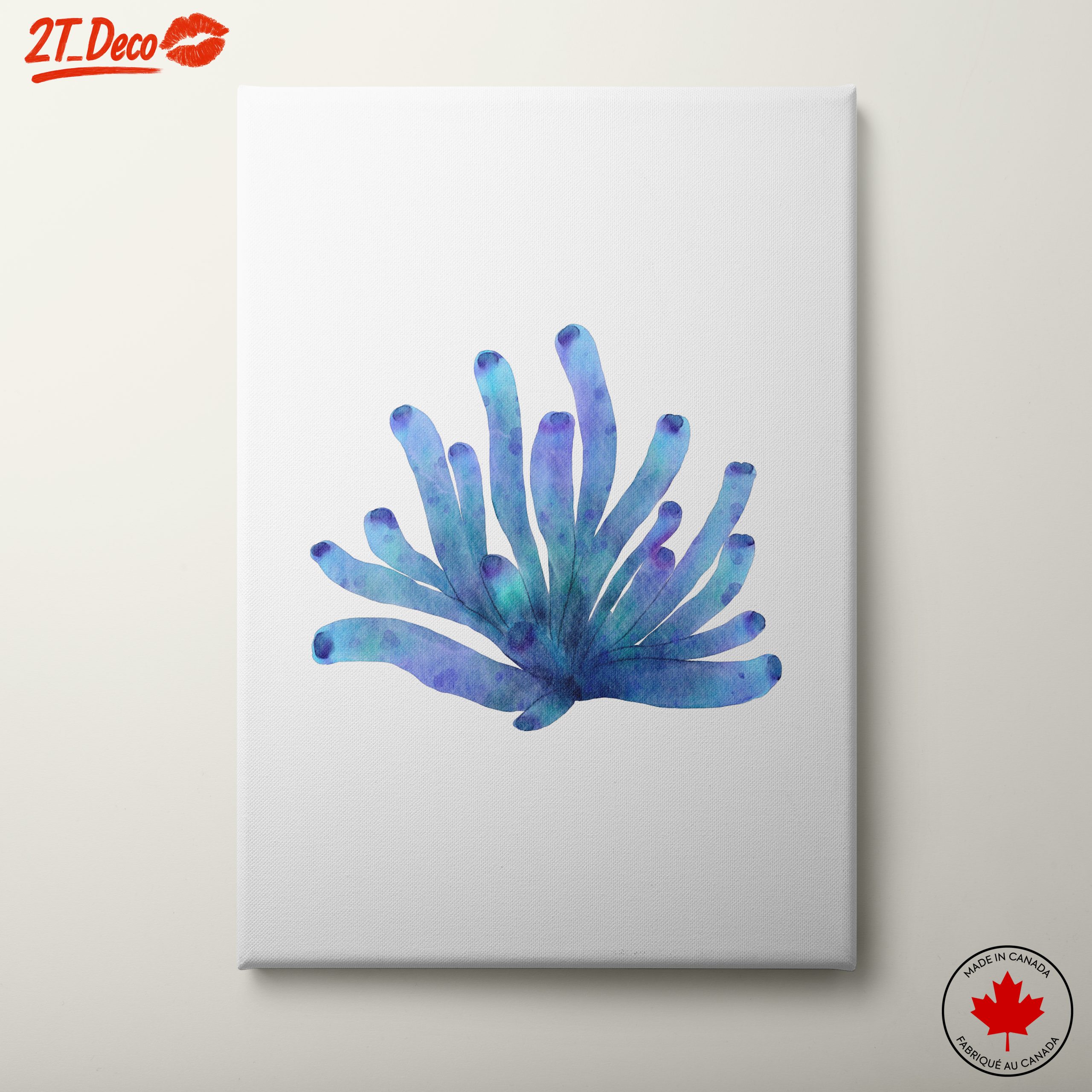 Ocean Inspired Watercolor Art for Modern Decor