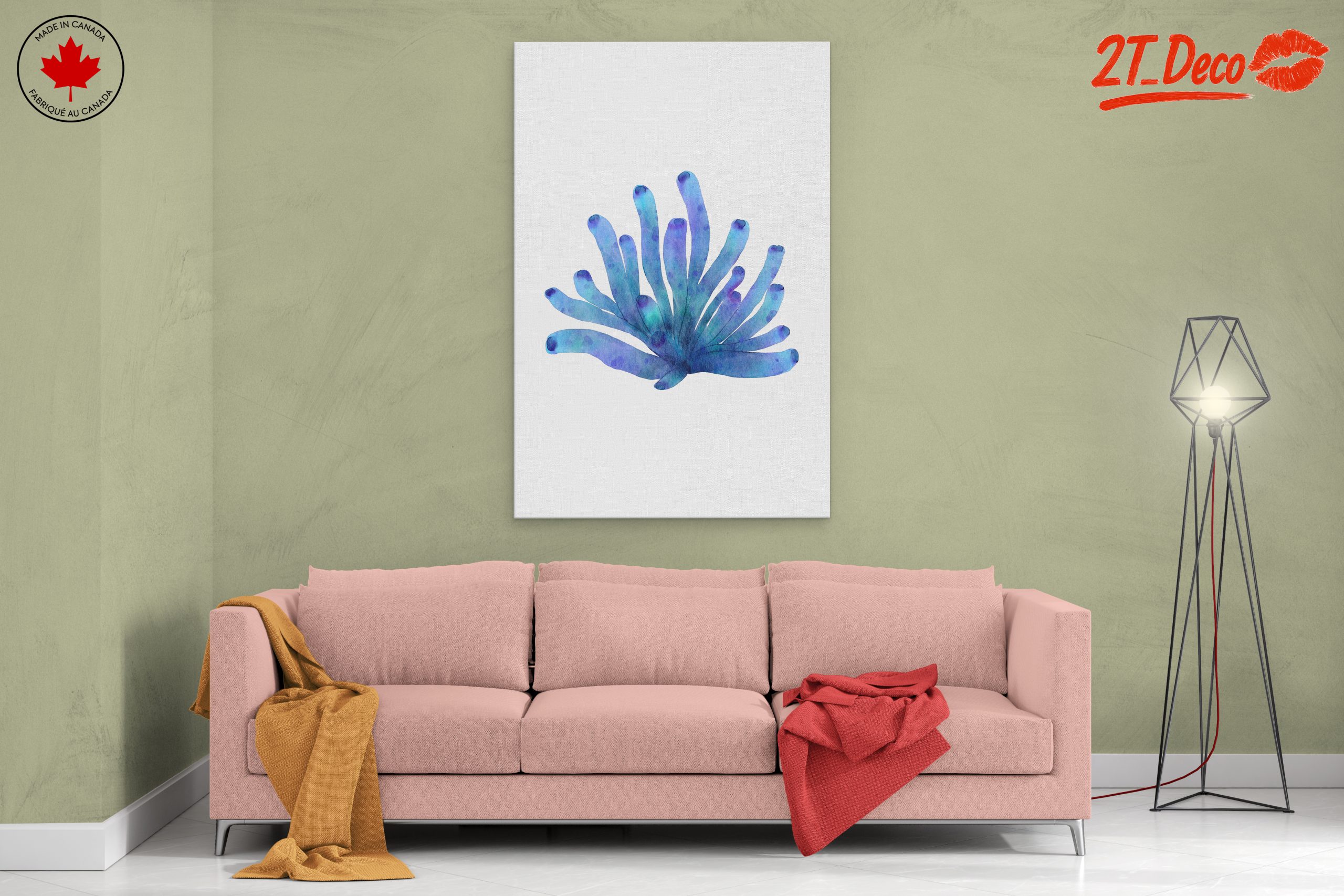 Ocean Inspired Watercolor Art for Modern Decor - Image 2
