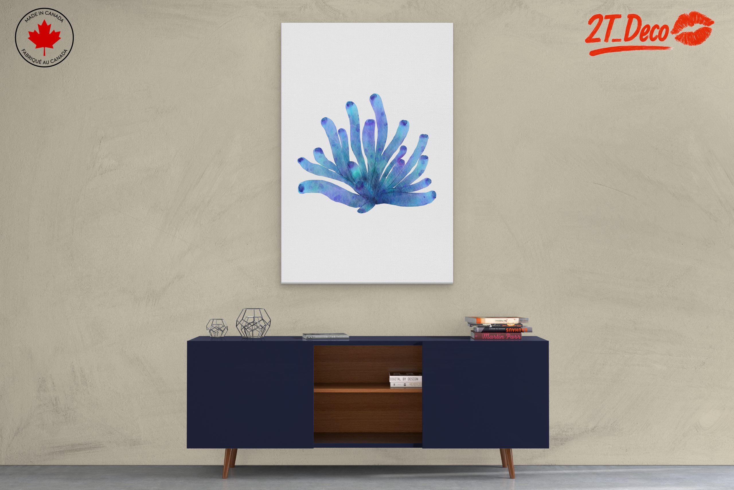 Ocean Inspired Watercolor Art for Modern Decor - Image 3