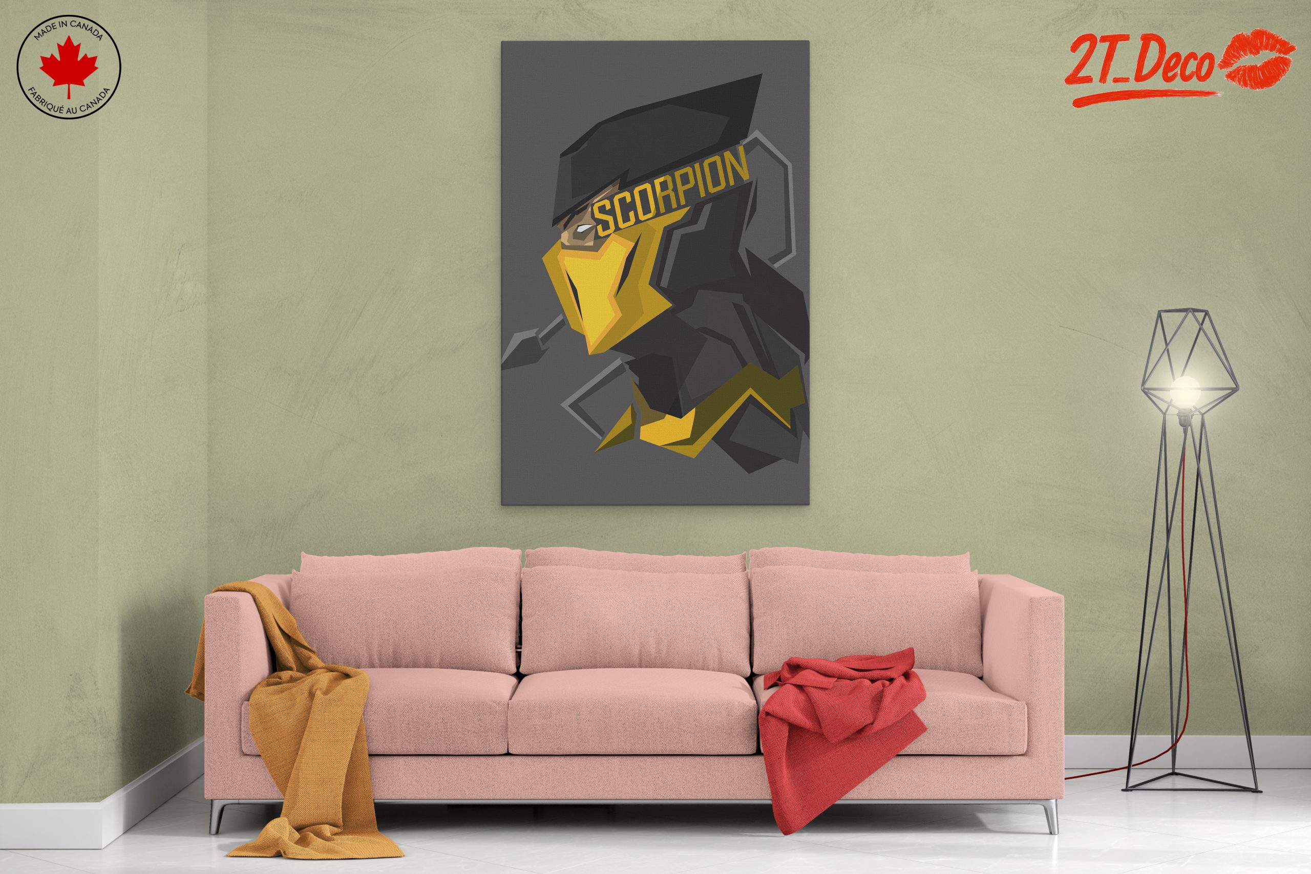 Scorpion Character Art from Mortal Kombat - Image 2