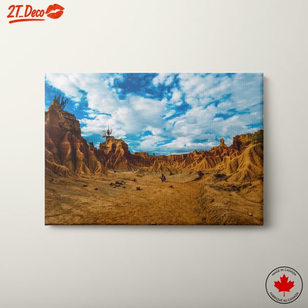 Dramatic Natural Landscape with Unique Rock Formations