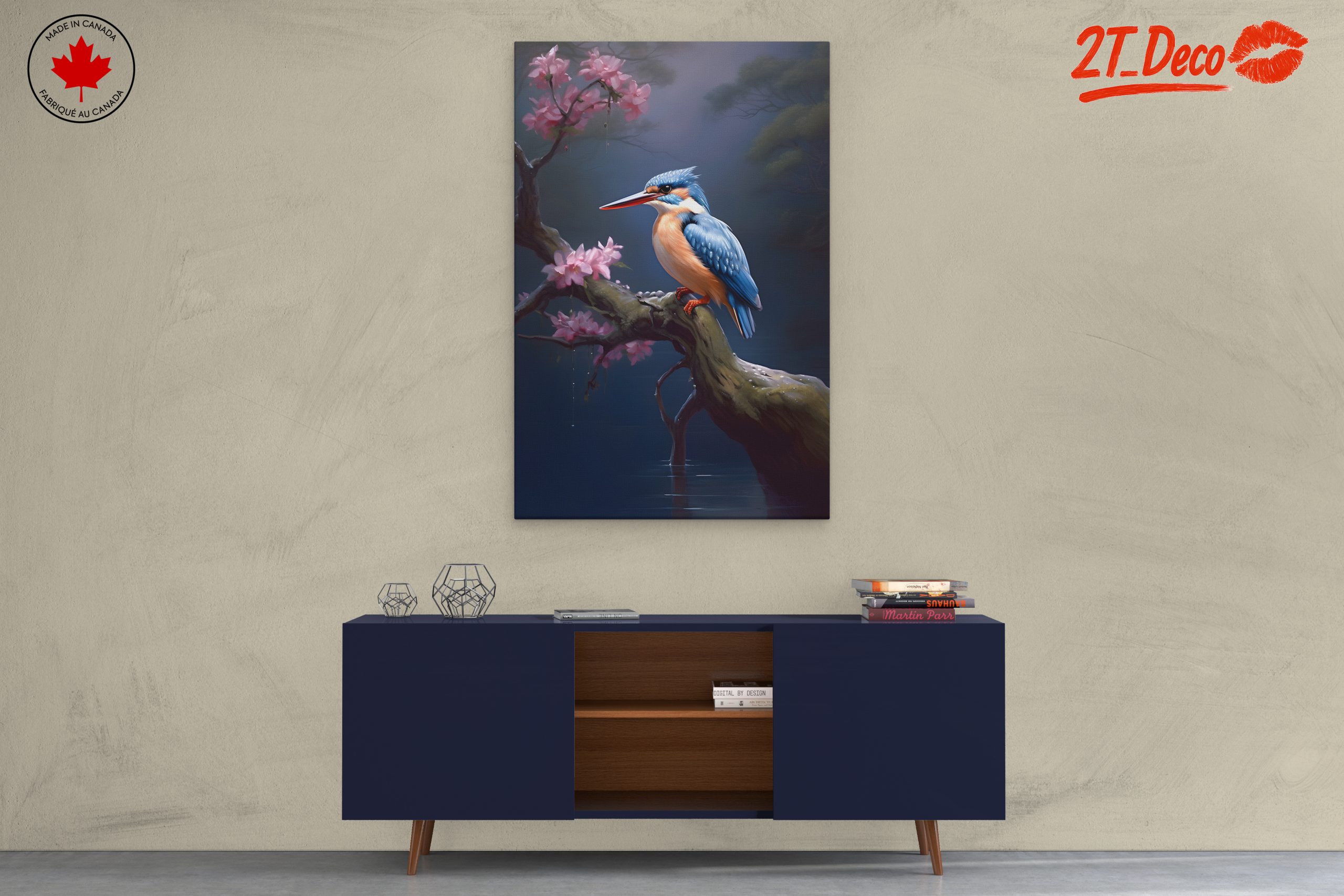 Elegant Kingfisher Perched on a Tree - Image 3