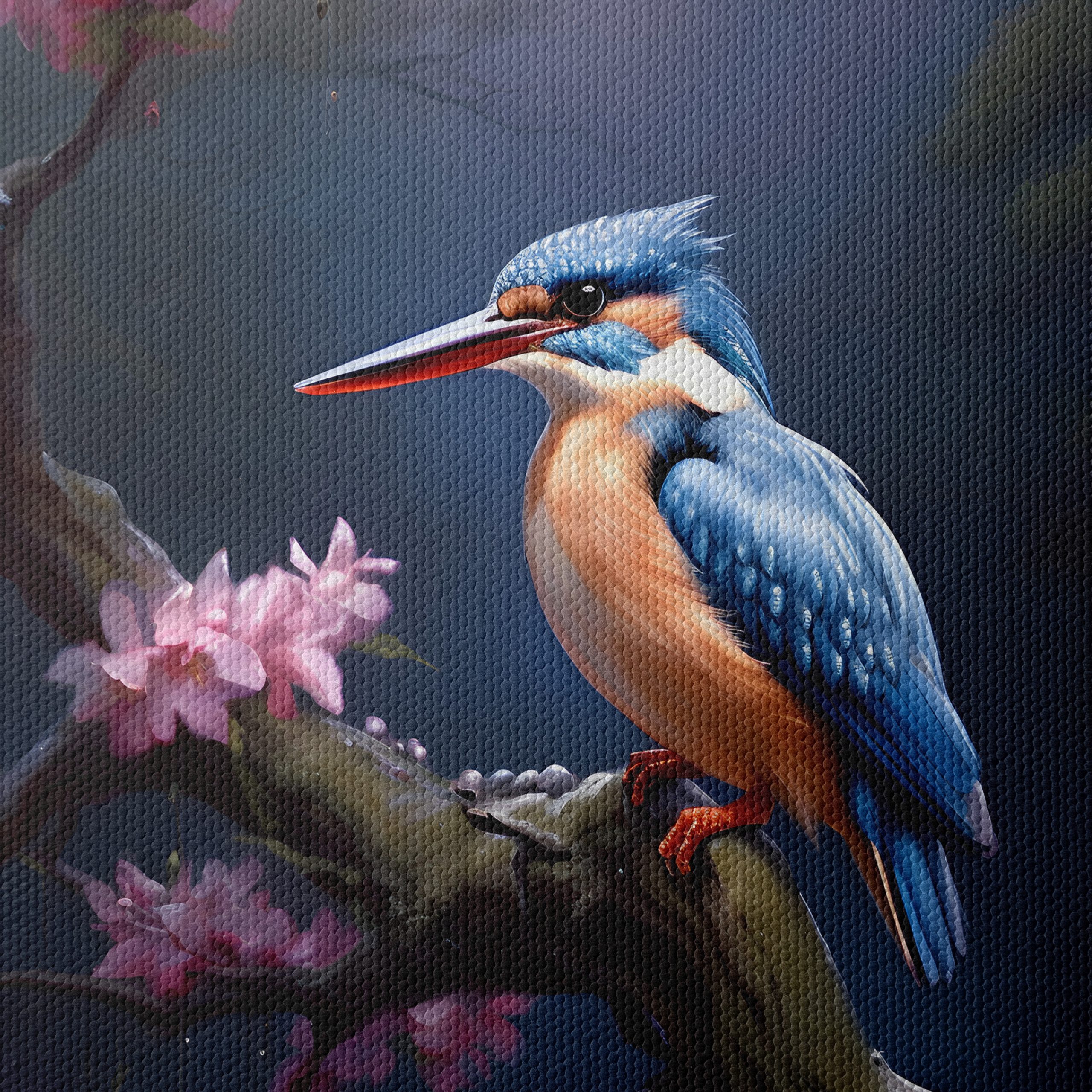 Elegant Kingfisher Perched on a Tree - Image 4