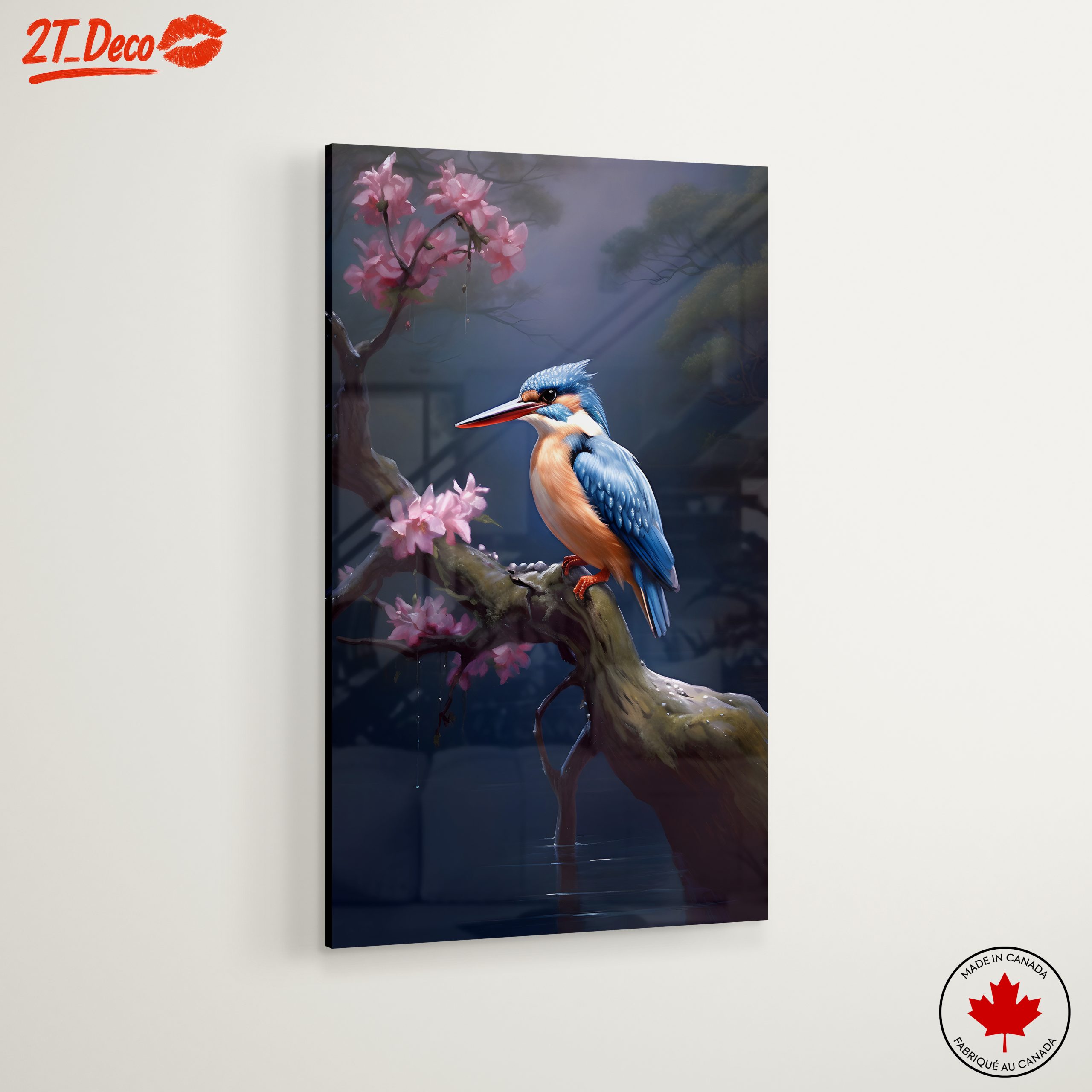 Elegant Kingfisher Perched on a Tree - Image 6