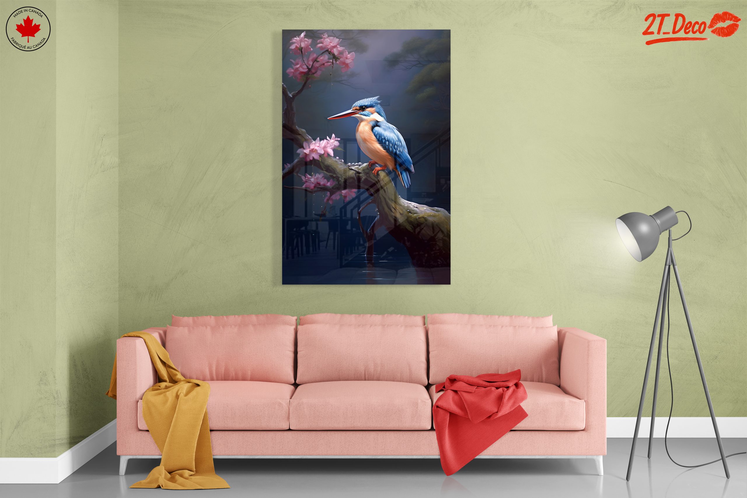 Elegant Kingfisher Perched on a Tree - Image 7