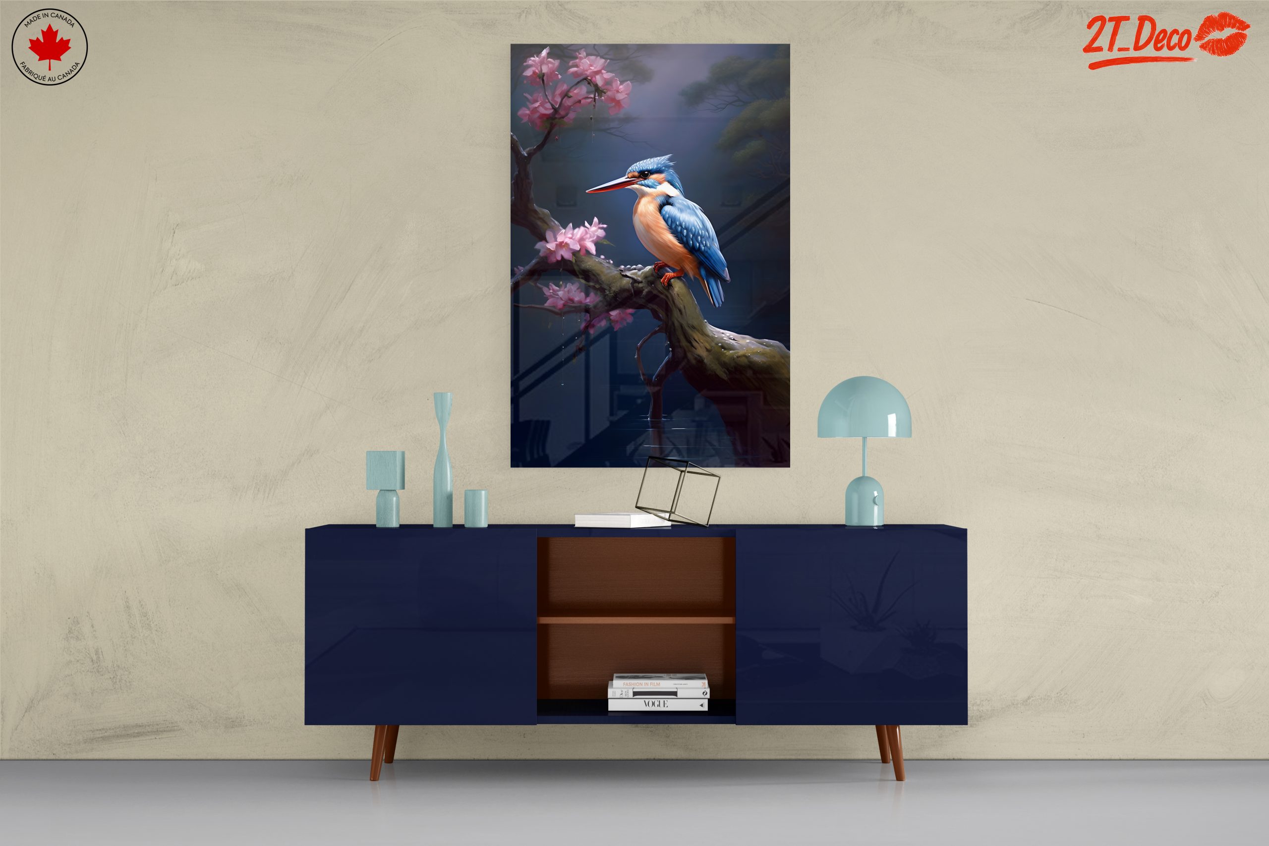 Elegant Kingfisher Perched on a Tree - Image 8