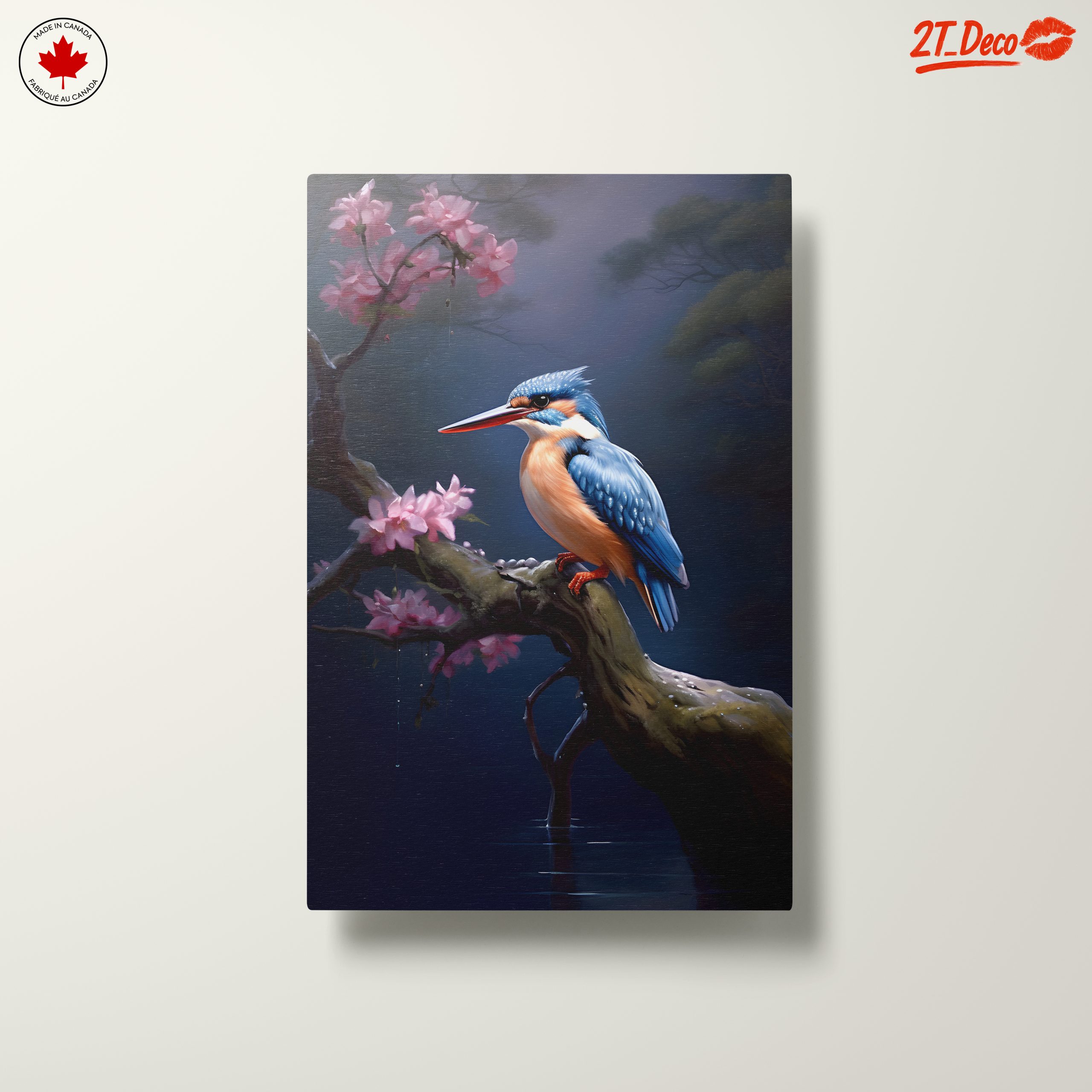 Elegant Kingfisher Perched on a Tree - Image 10