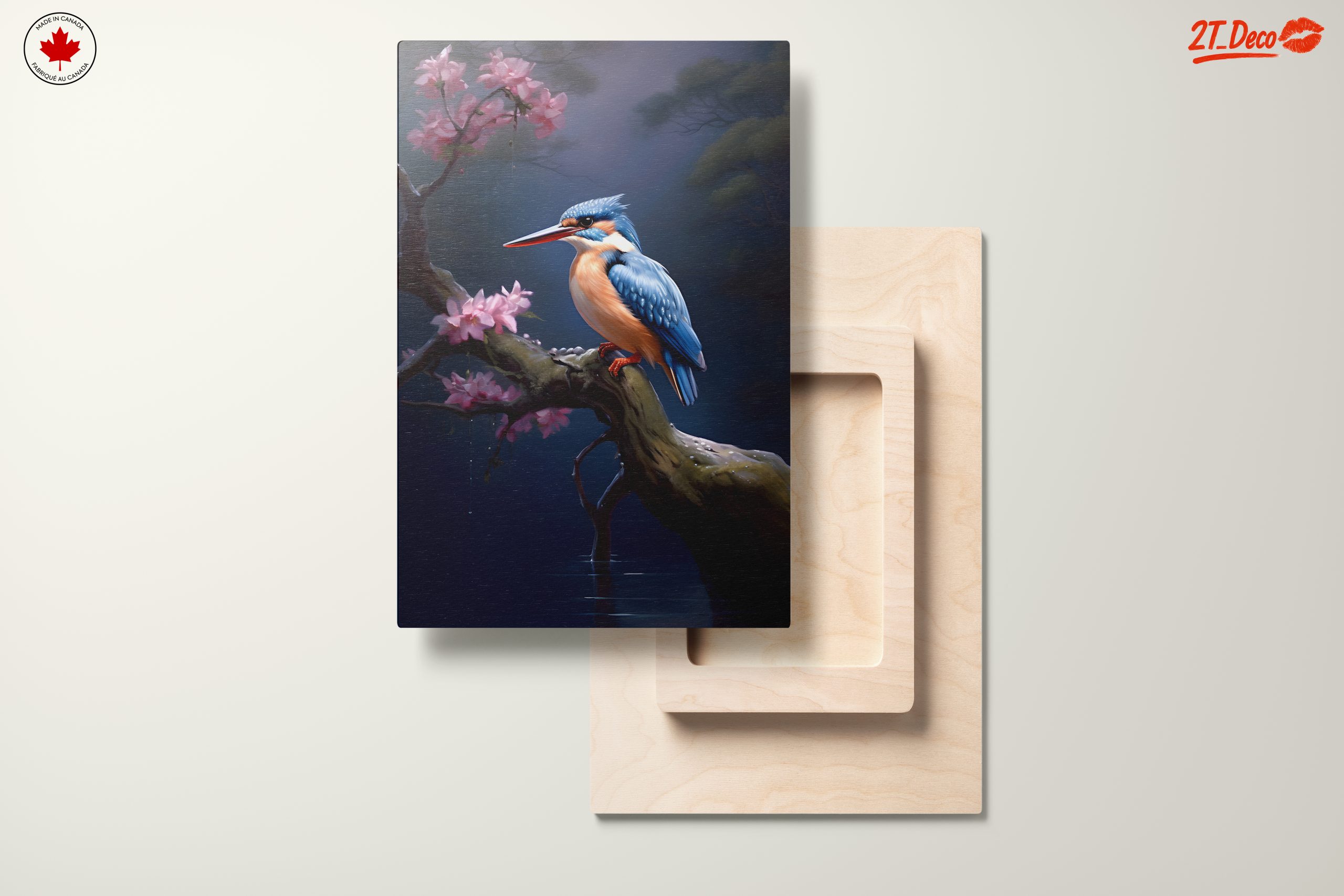 Elegant Kingfisher Perched on a Tree - Image 11