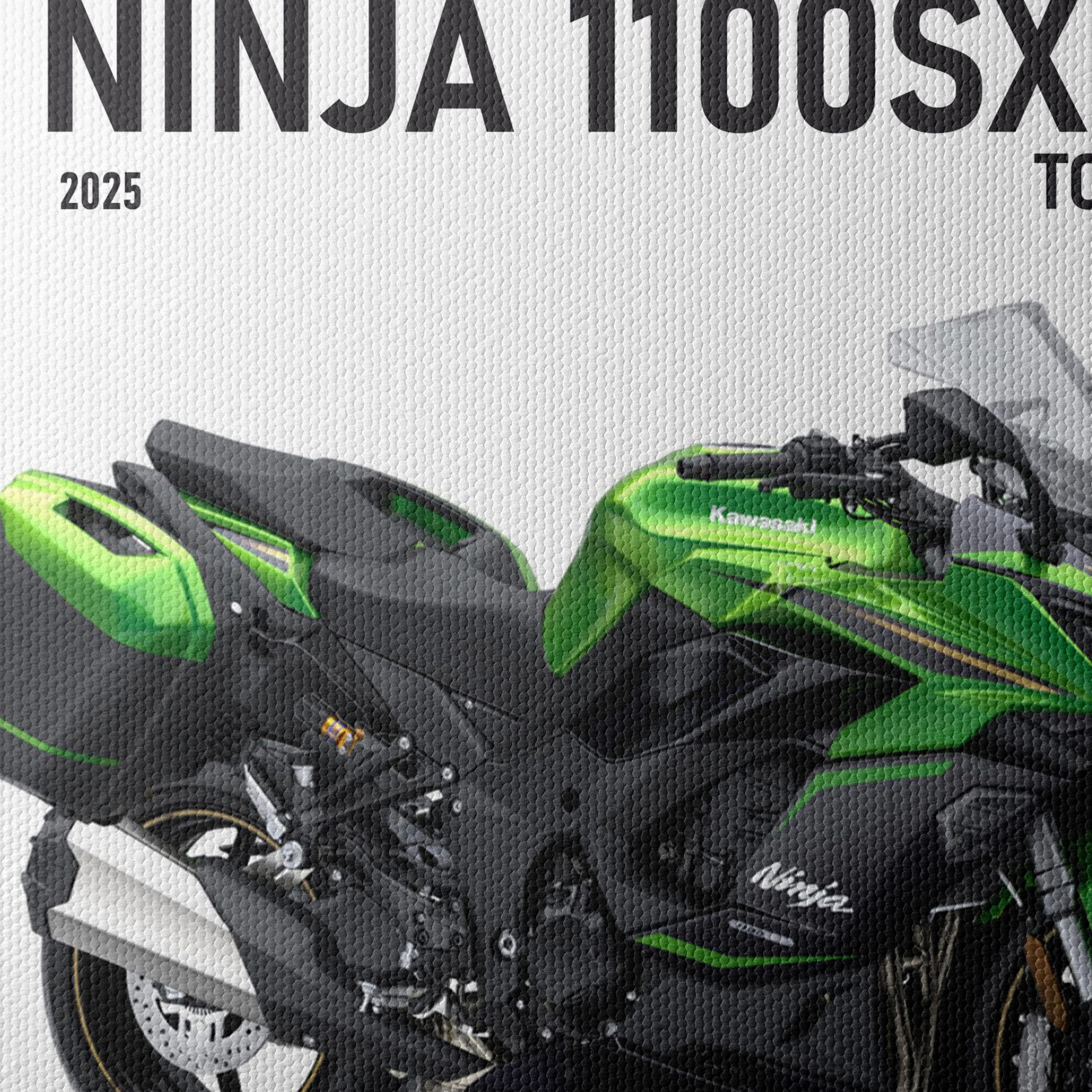 Kawasaki Ninja 1100SX SE Motorcycle Art 3 - Image 4