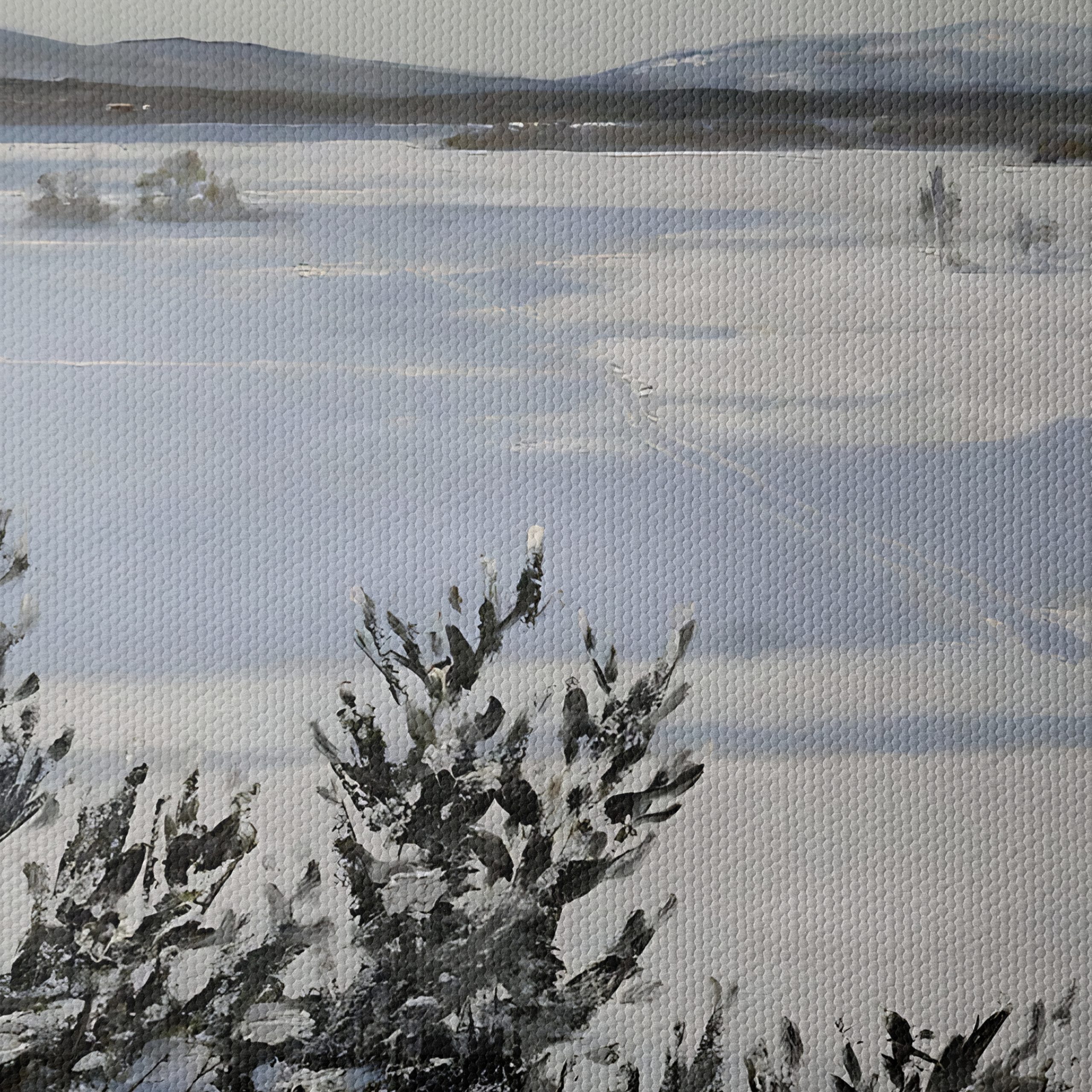 Snowy Winter Landscape with Pine Trees 2 - Image 4