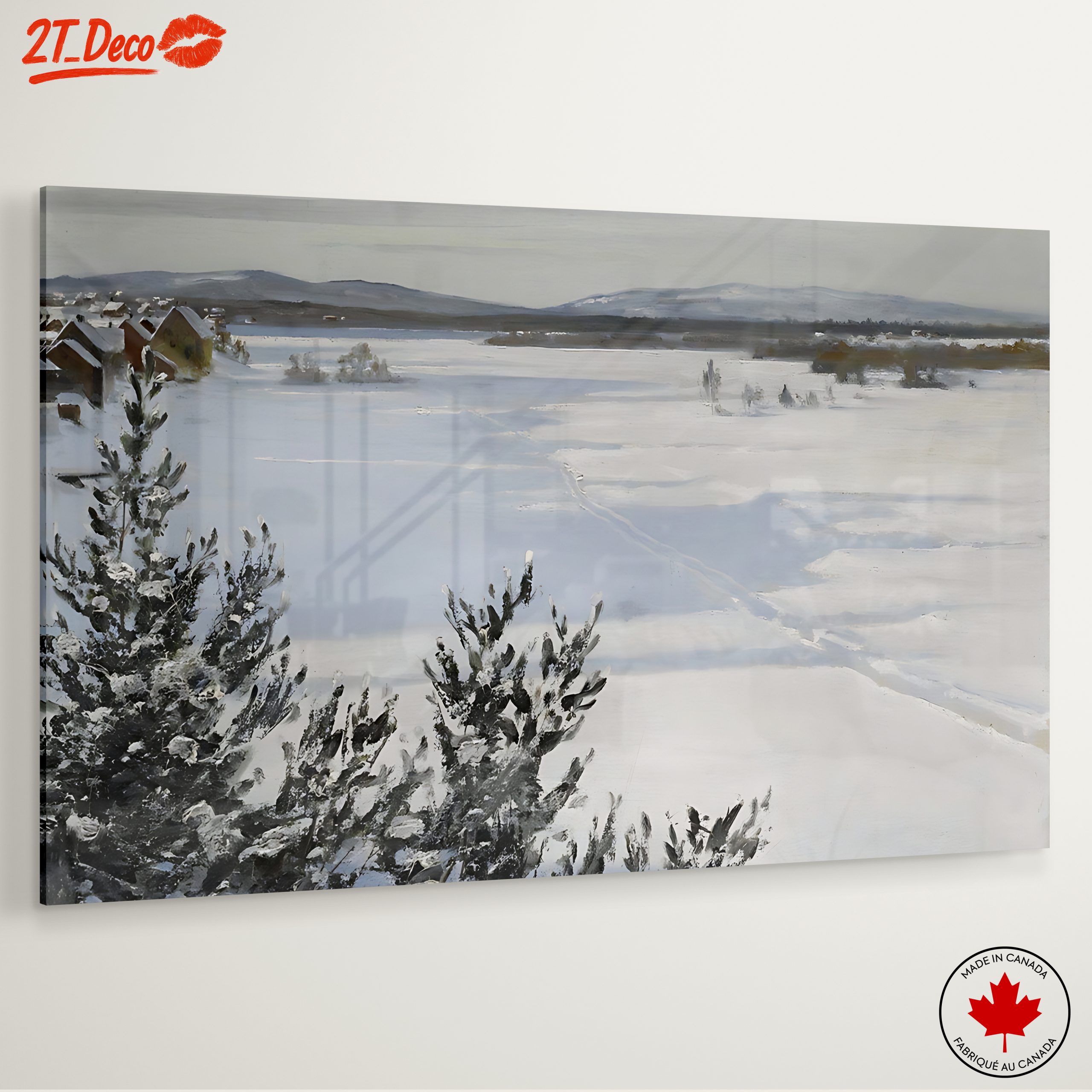 Snowy Winter Landscape with Pine Trees 2 - Image 6