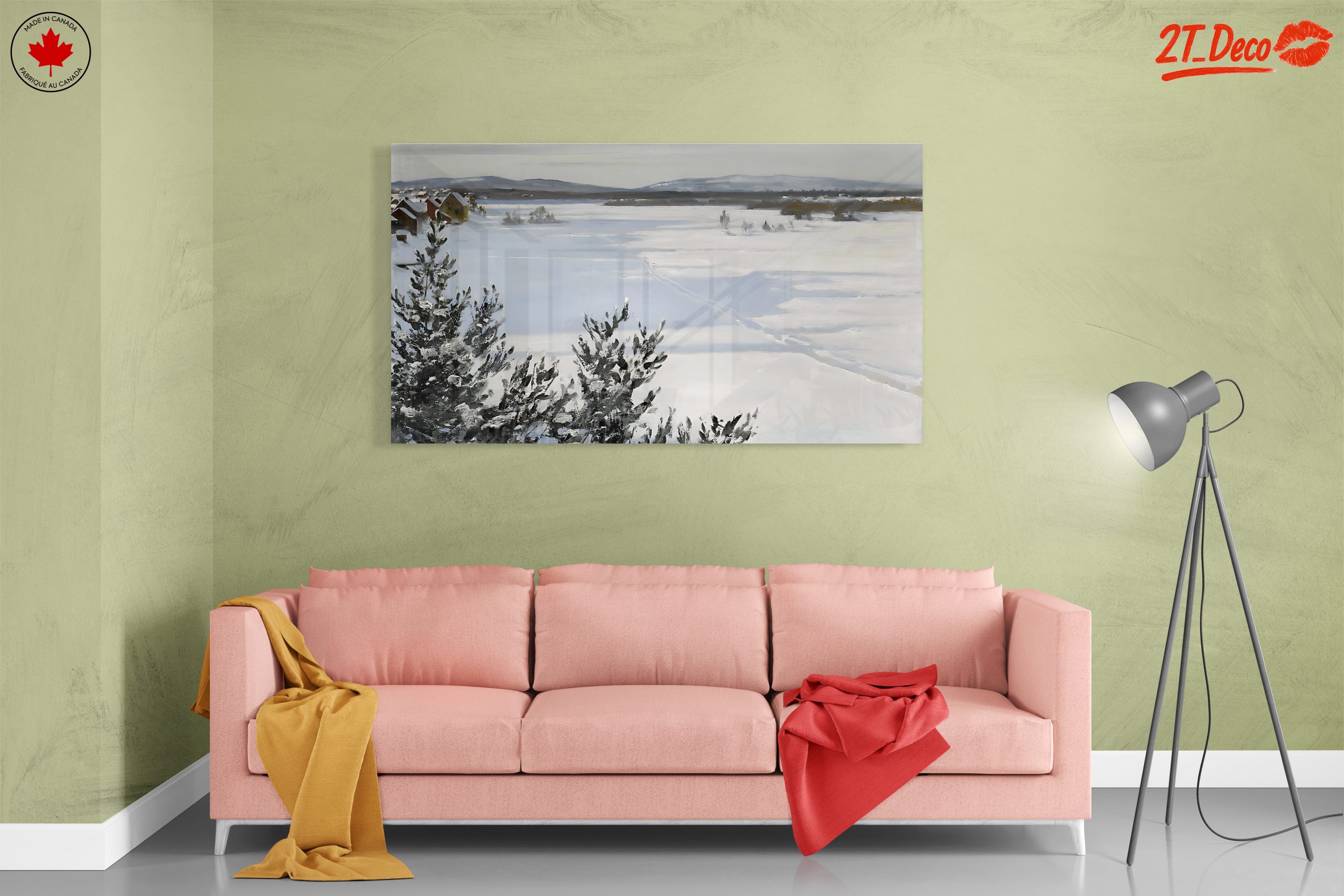Snowy Winter Landscape with Pine Trees 2 - Image 7
