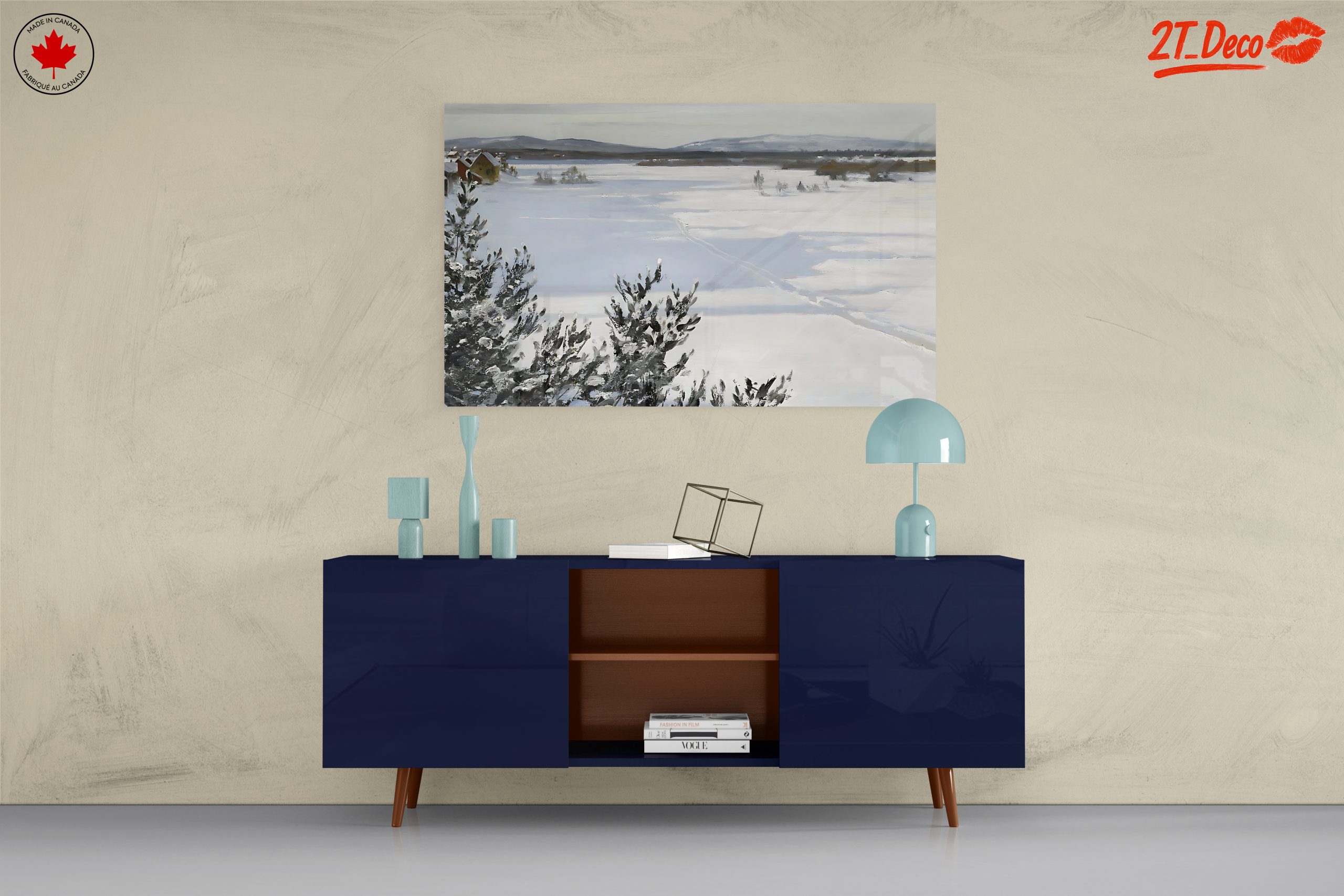 Snowy Winter Landscape with Pine Trees 2 - Image 8