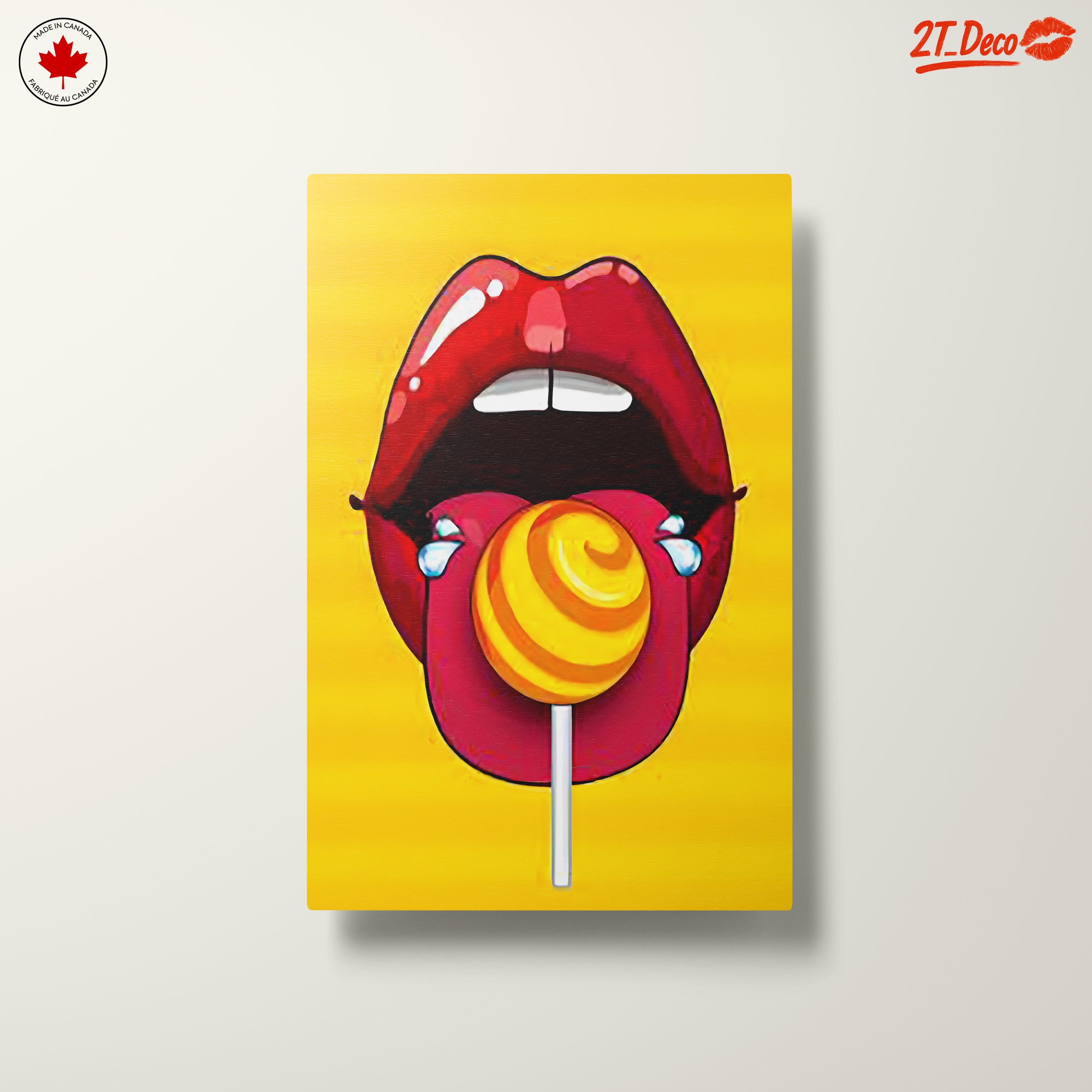 Bold Pop Art Featuring Lips and Candy - Image 10