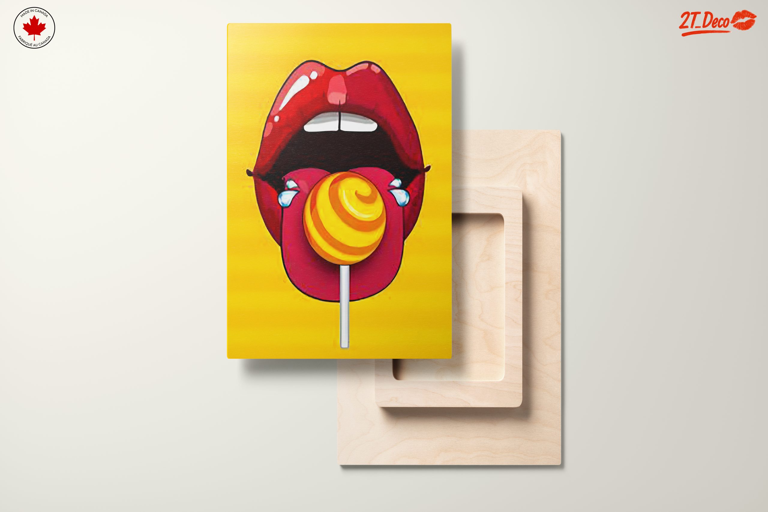 Bold Pop Art Featuring Lips and Candy - Image 11