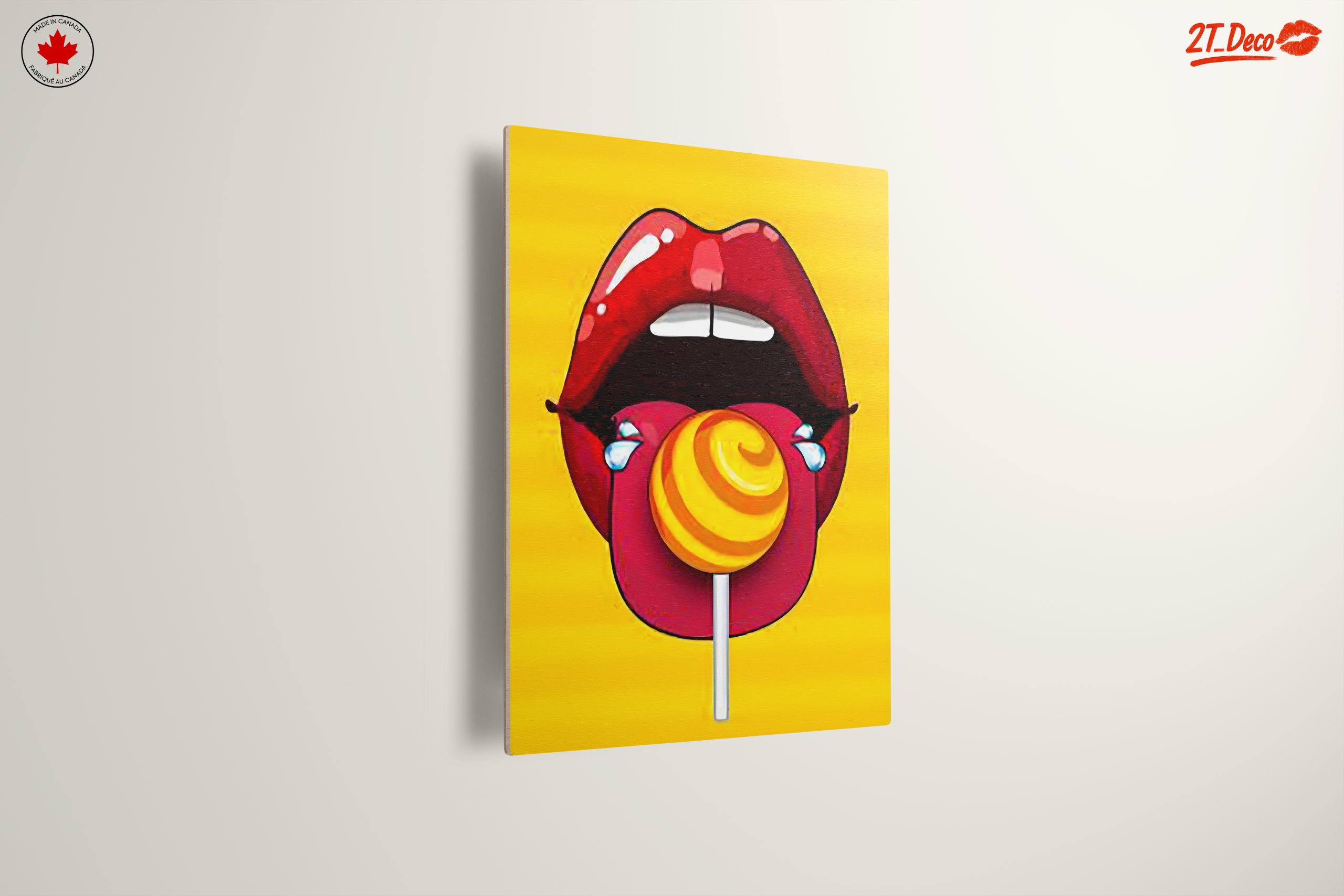 Bold Pop Art Featuring Lips and Candy - Image 13