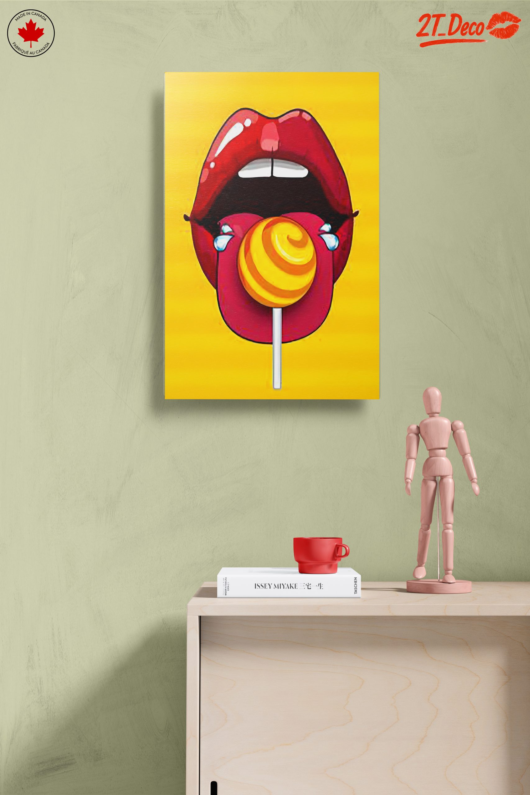 Bold Pop Art Featuring Lips and Candy - Image 14