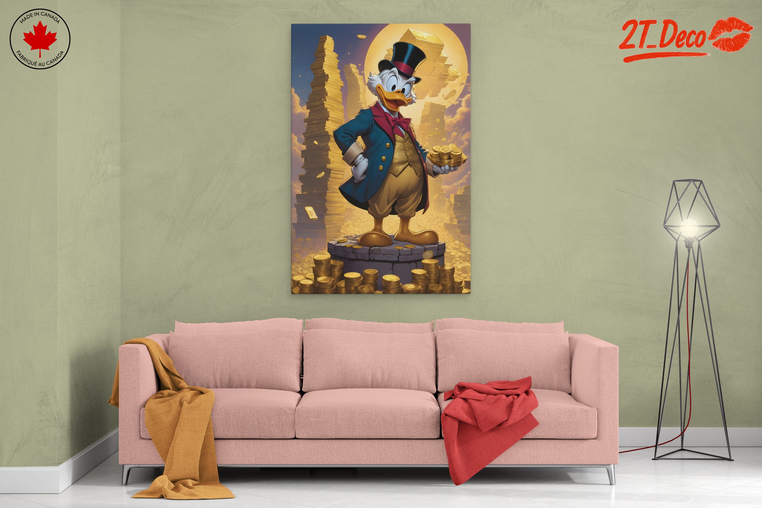 Scrooge McDuck Surrounded by Gold - Image 2