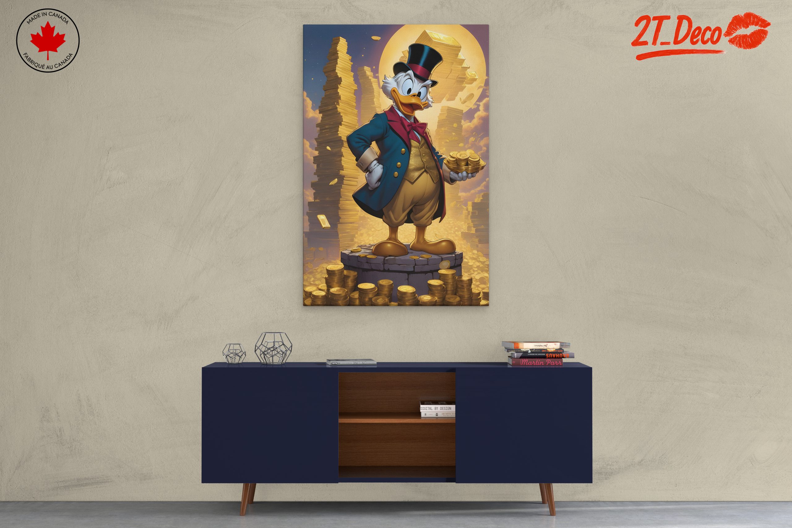 Scrooge McDuck Surrounded by Gold - Image 3