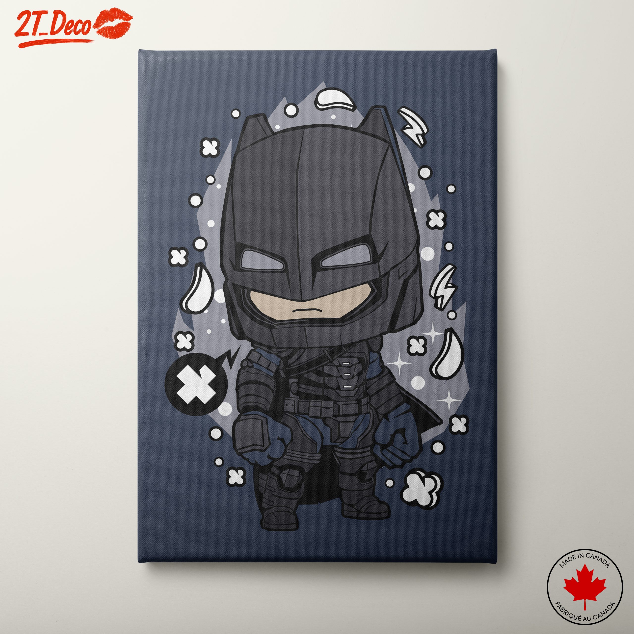 Stylized Cartoon Batman Art