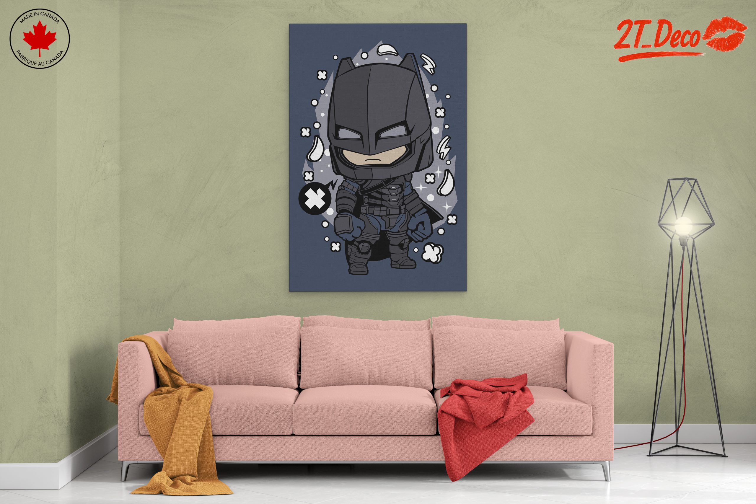 Stylized Cartoon Batman Art - Image 2
